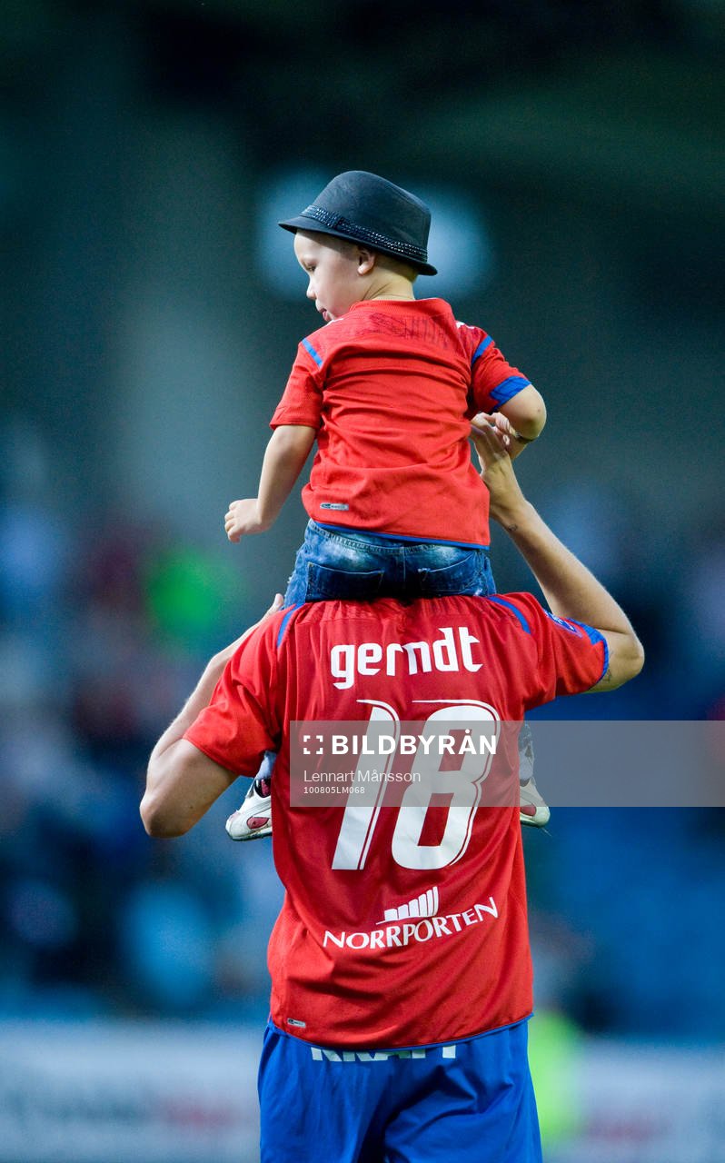 Alexander Gerndt, Helsingborg, 3 mål, med sonen på
