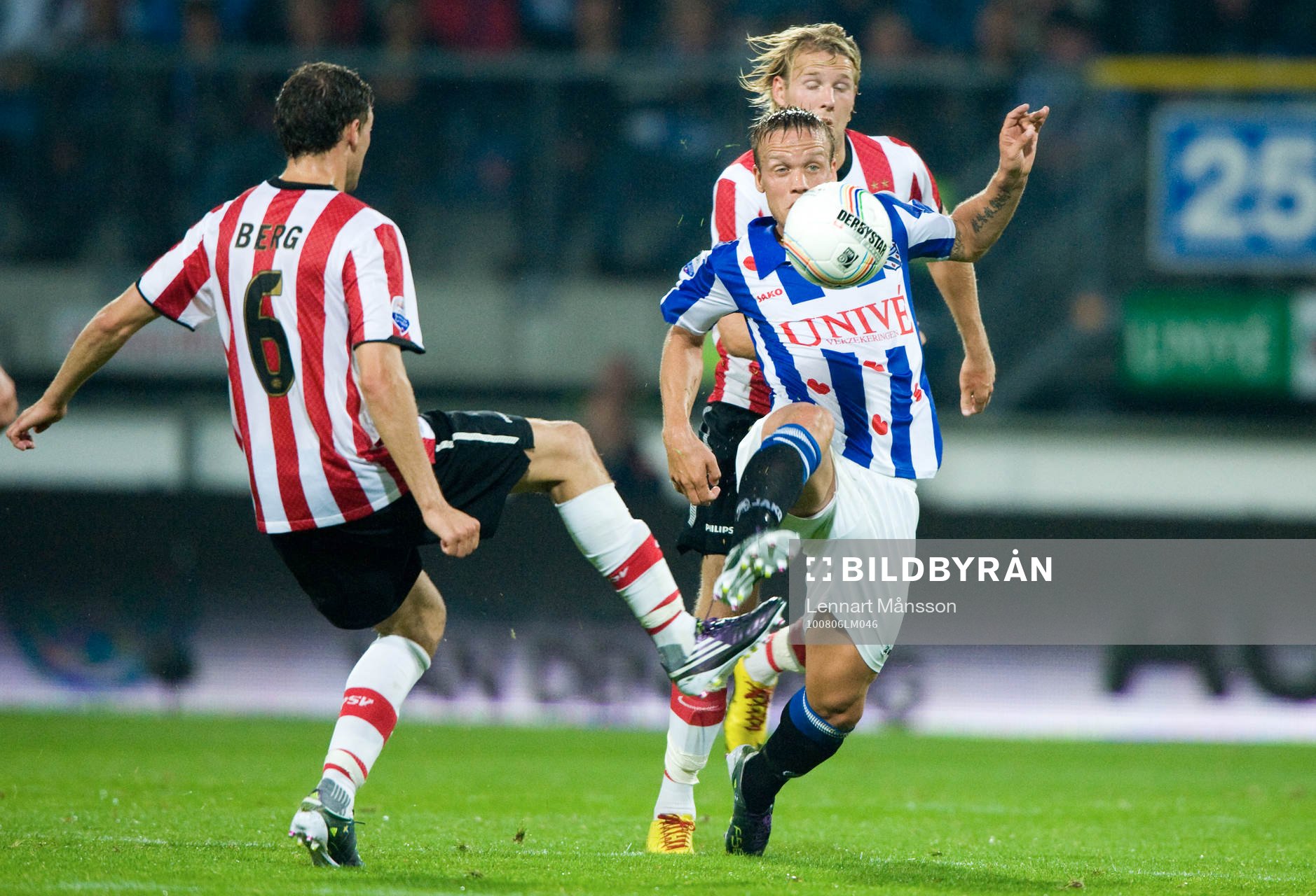 Marcus Berg och Ola Toivonen, PSV Eindhoven, samarbetar
