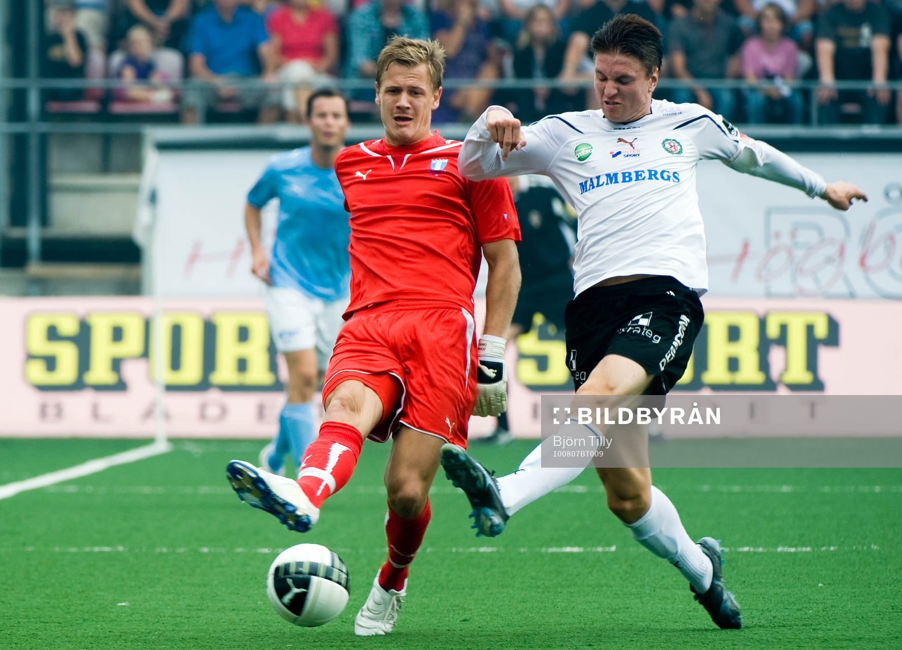 Johan Dahlin, målvakt, Malmö och Markus Astvald, Örebro