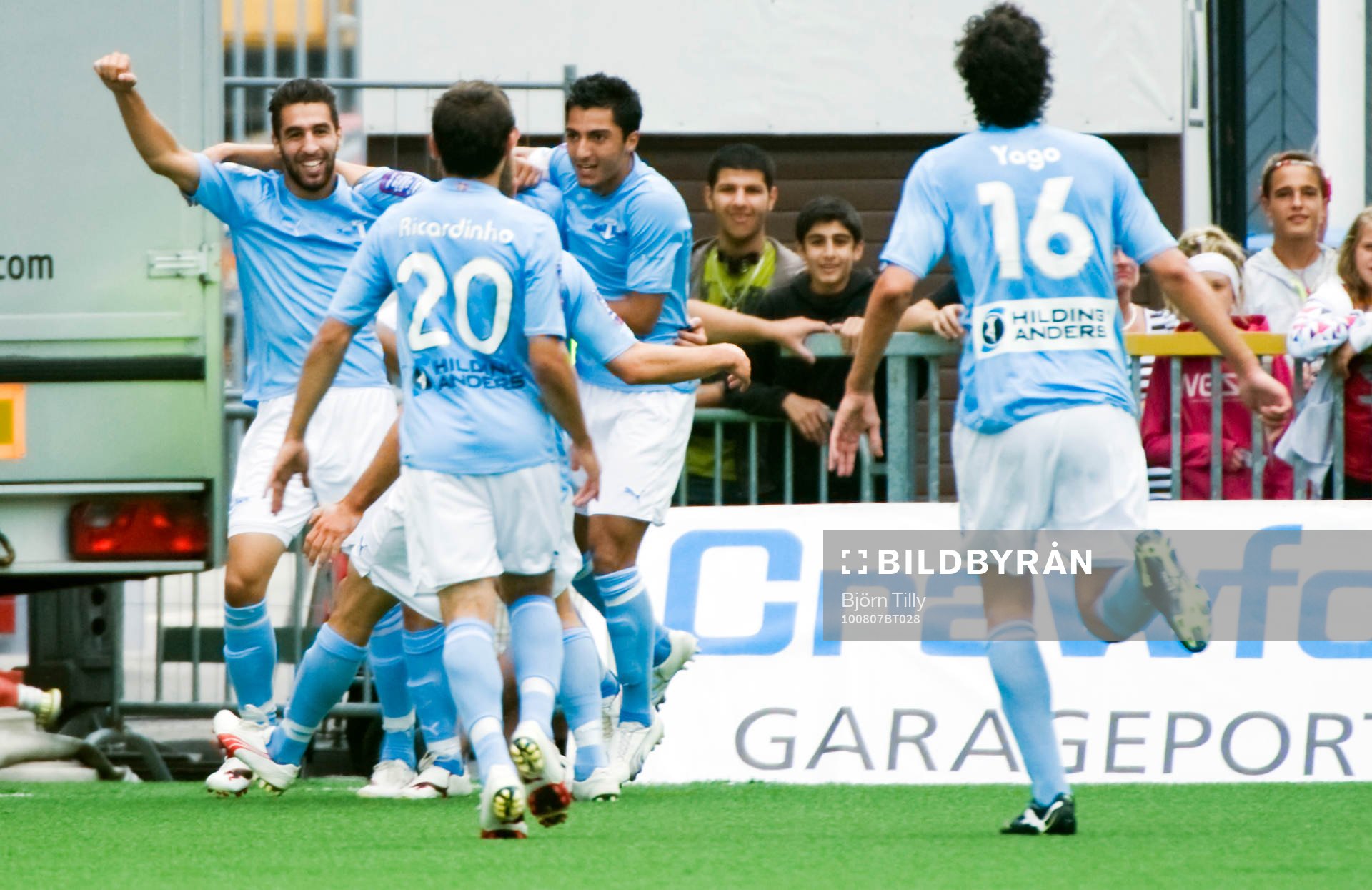 Jimmy Durmaz och Jiloan Hamad, Malmö jubel