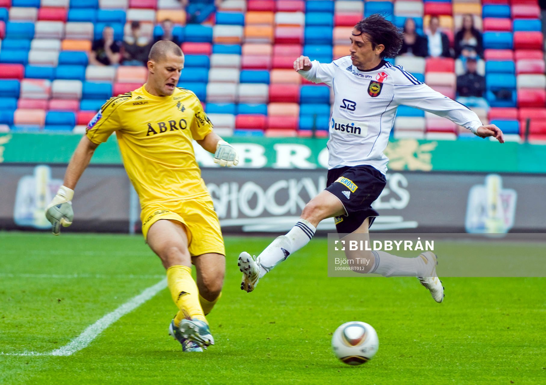 Ivan Turina, målvakt, AIK och Babis Stefanidis,