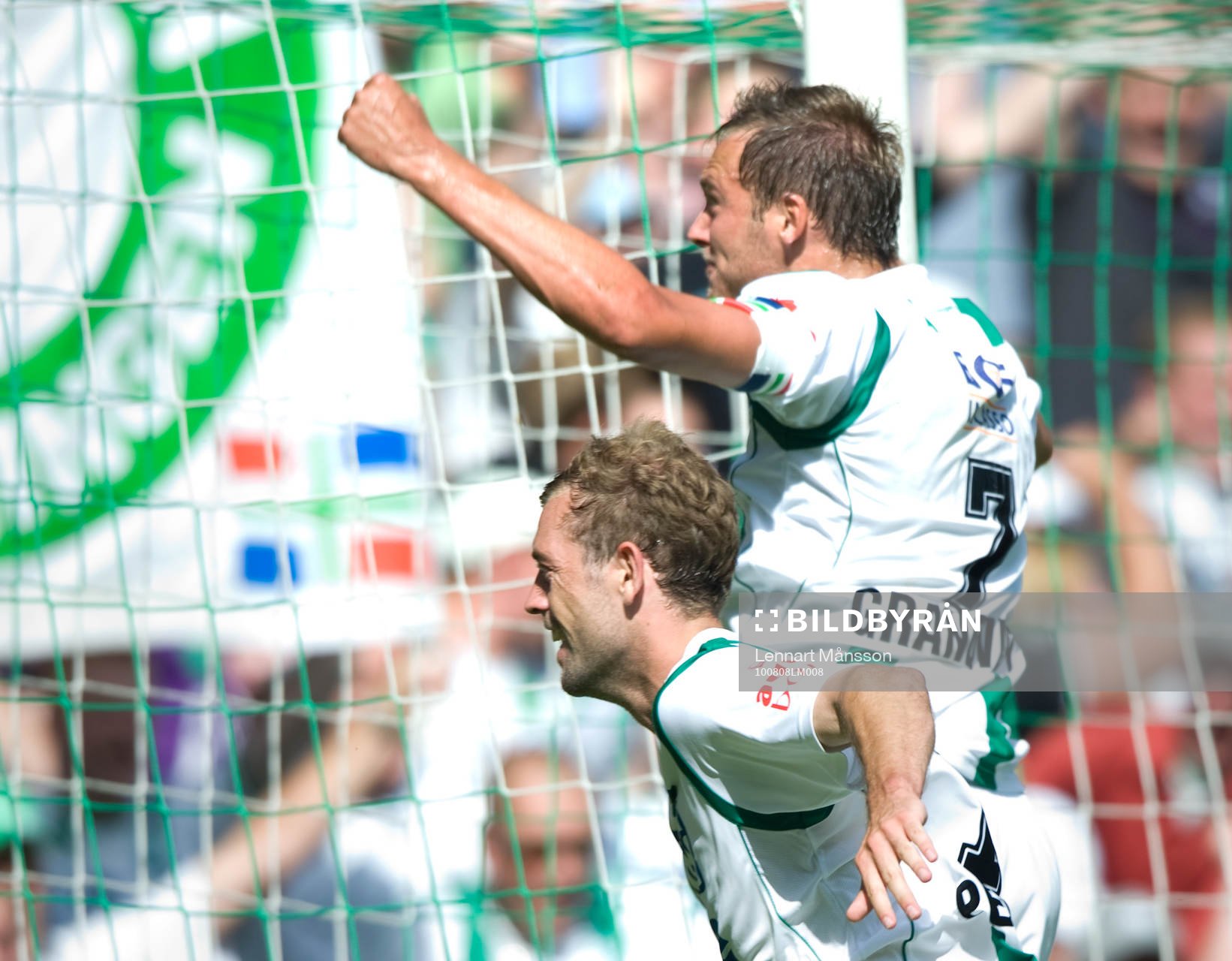 Andreas Granqvist och Nicklas Pedersen, Groningen (Jubel)