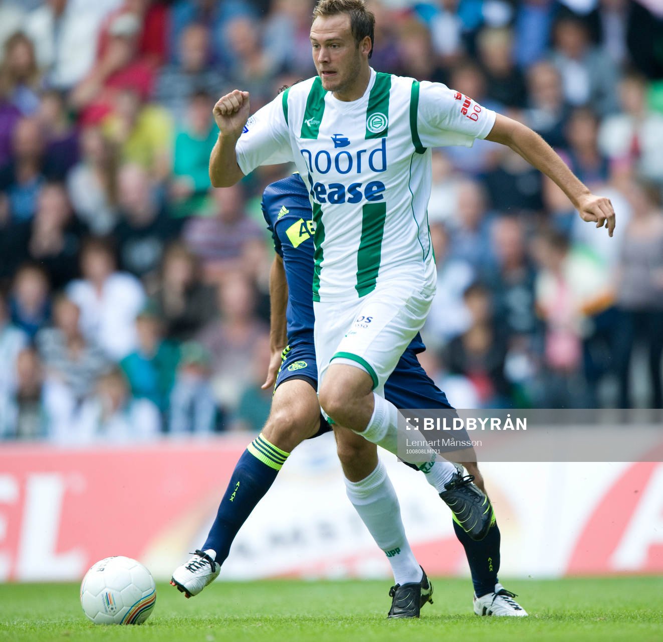 Andreas Granqvist, Groningen, och Mounir El Hamdaoui, Ajax