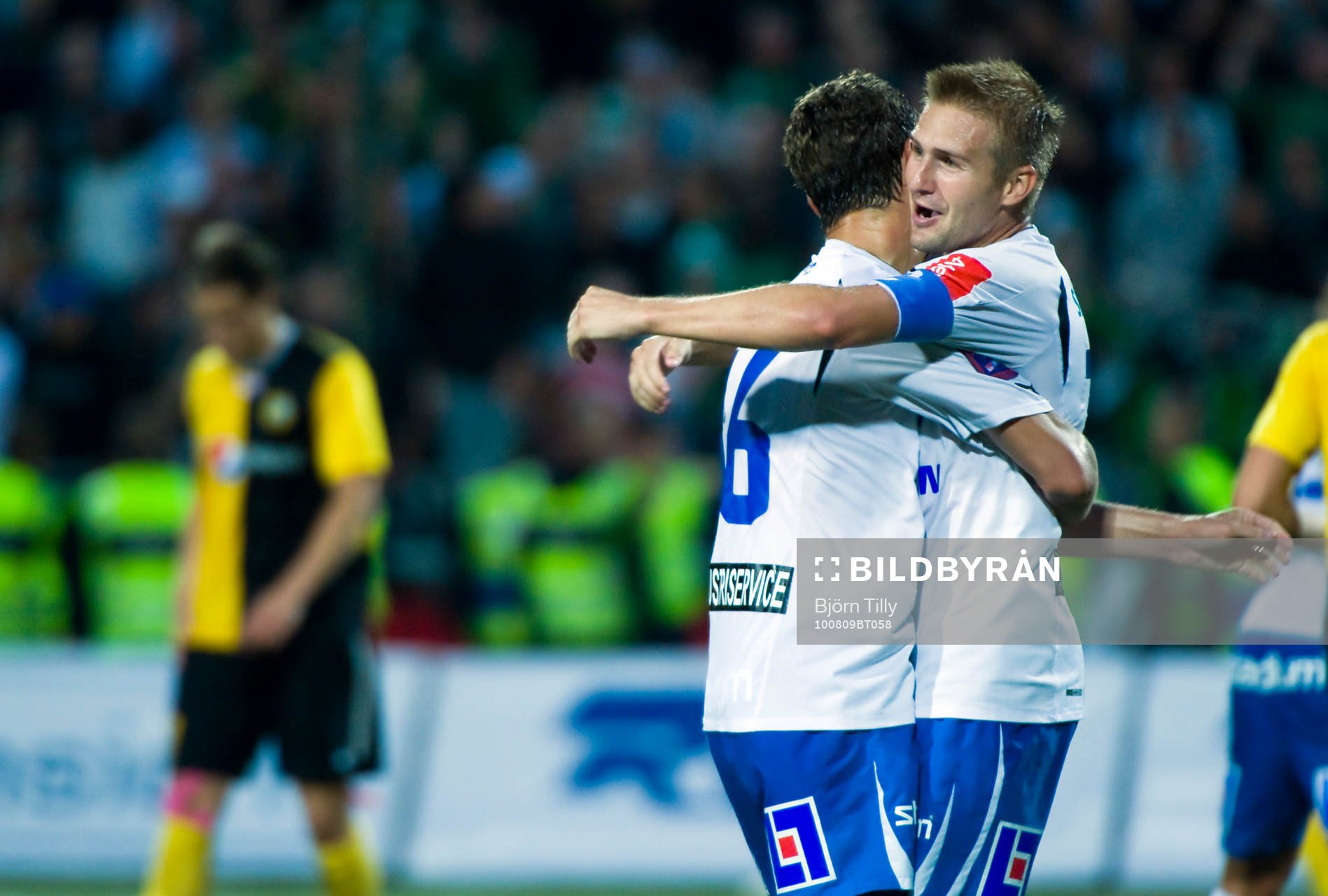 Daniel Bamberg och Sphetim Hasani, Norrköping  (Jubel)
