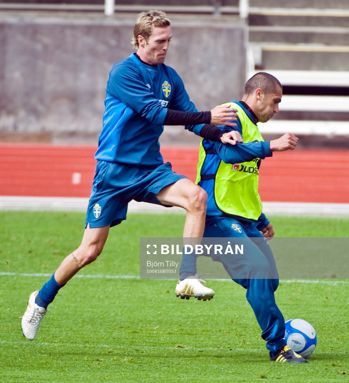 Christian Wilhelmsson och Emir Bajrami, Sverige