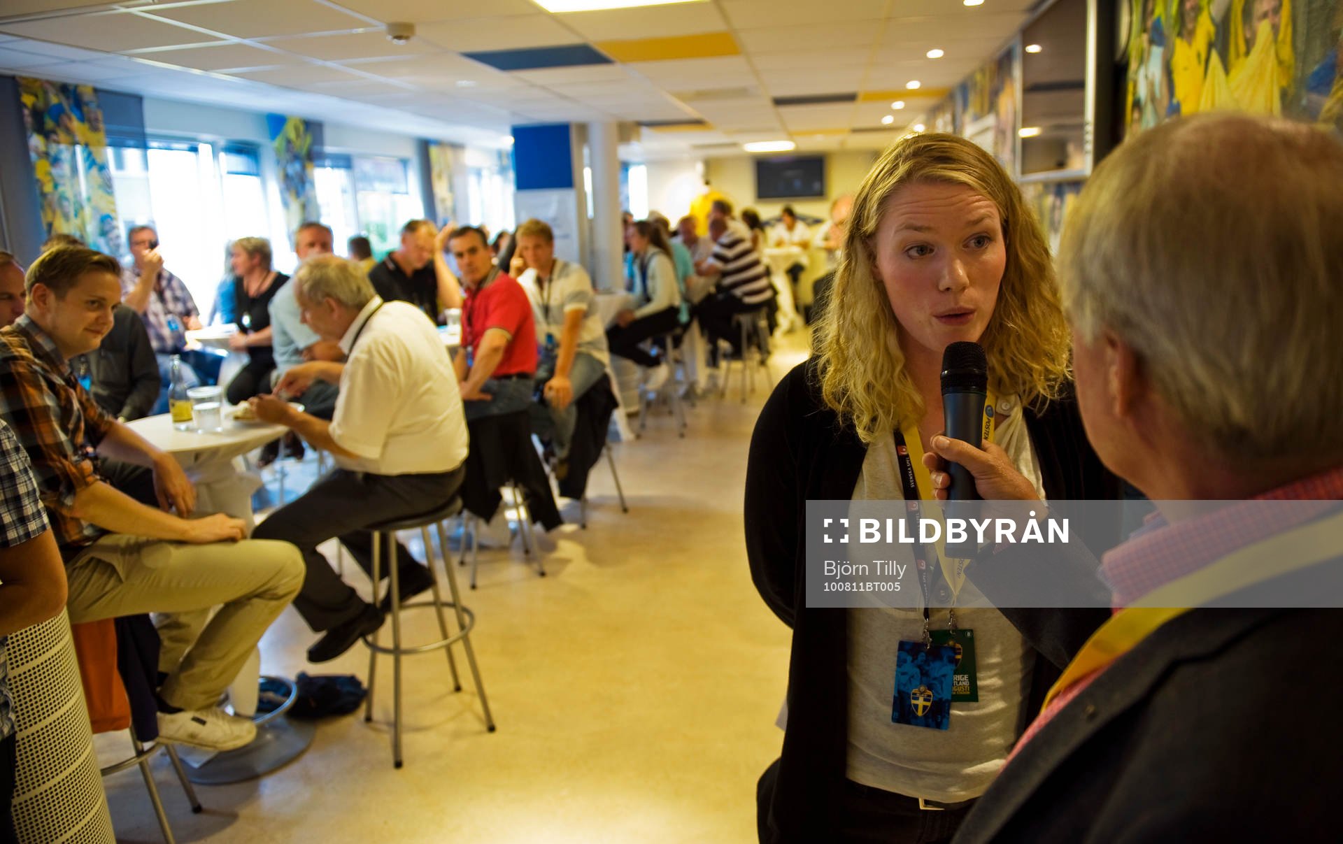 Hedvig Lindahl, målvakt, Sverige intervjuvas angående
