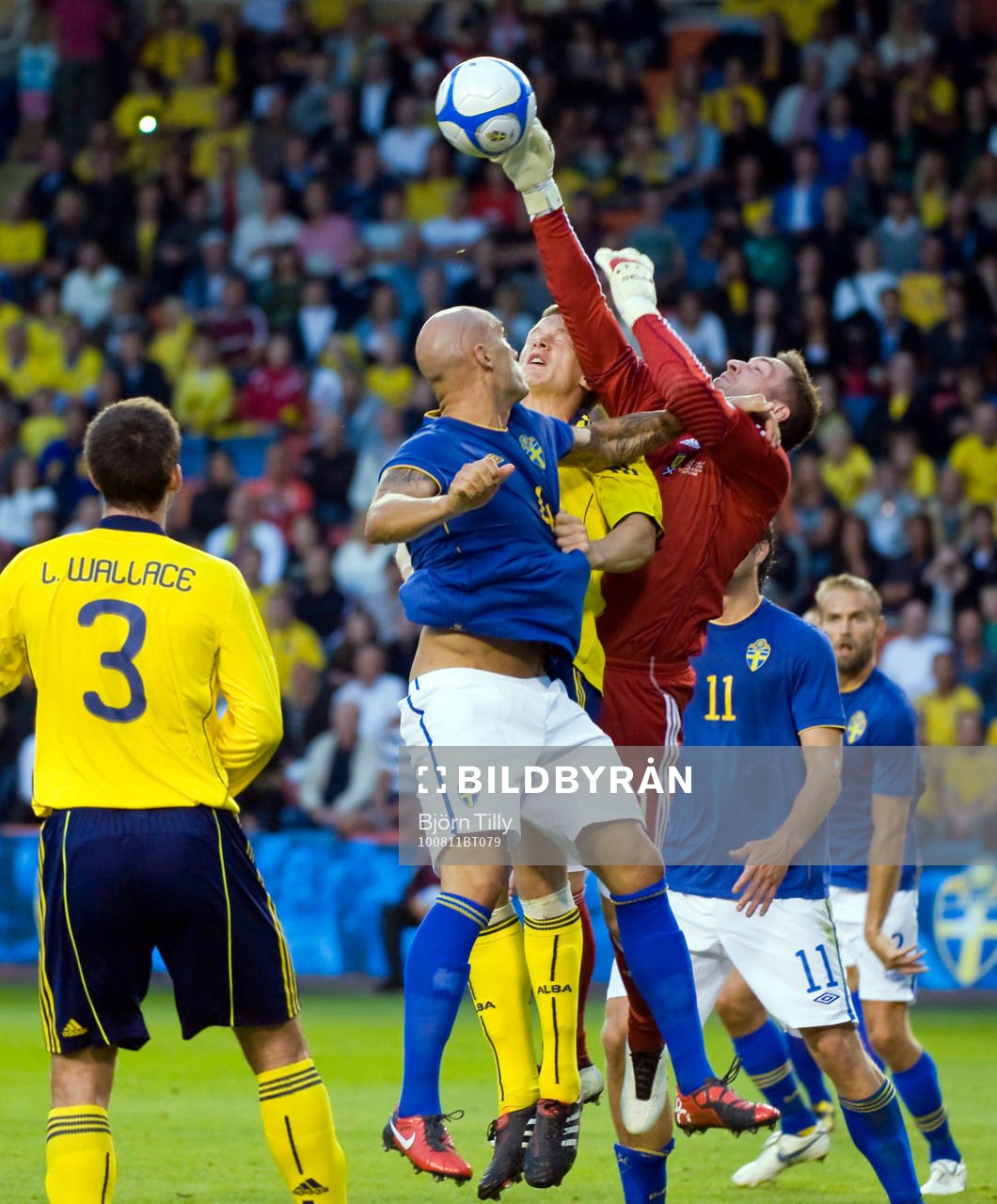 Daniel Majstorovic, Sverige, Christophe Berra och Allan