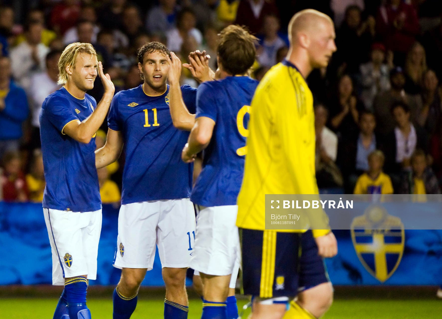 Ola Toivonen och Johan Elmander, Sverige