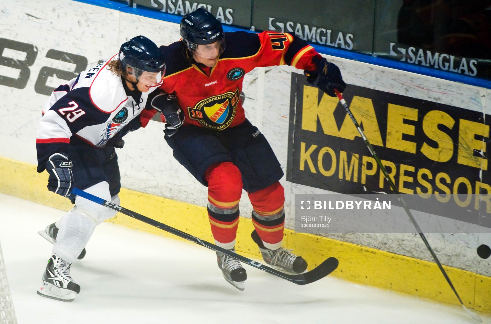 Erik Lindhagen, Linköping och Daniel Widing, Djurgården