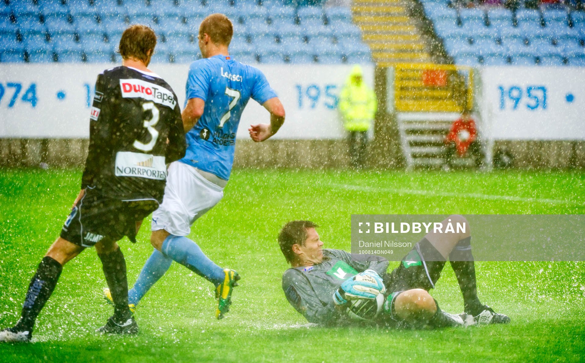 Mattias Hugosson, målvakt Gefle och Daniel Theorin, Gefle