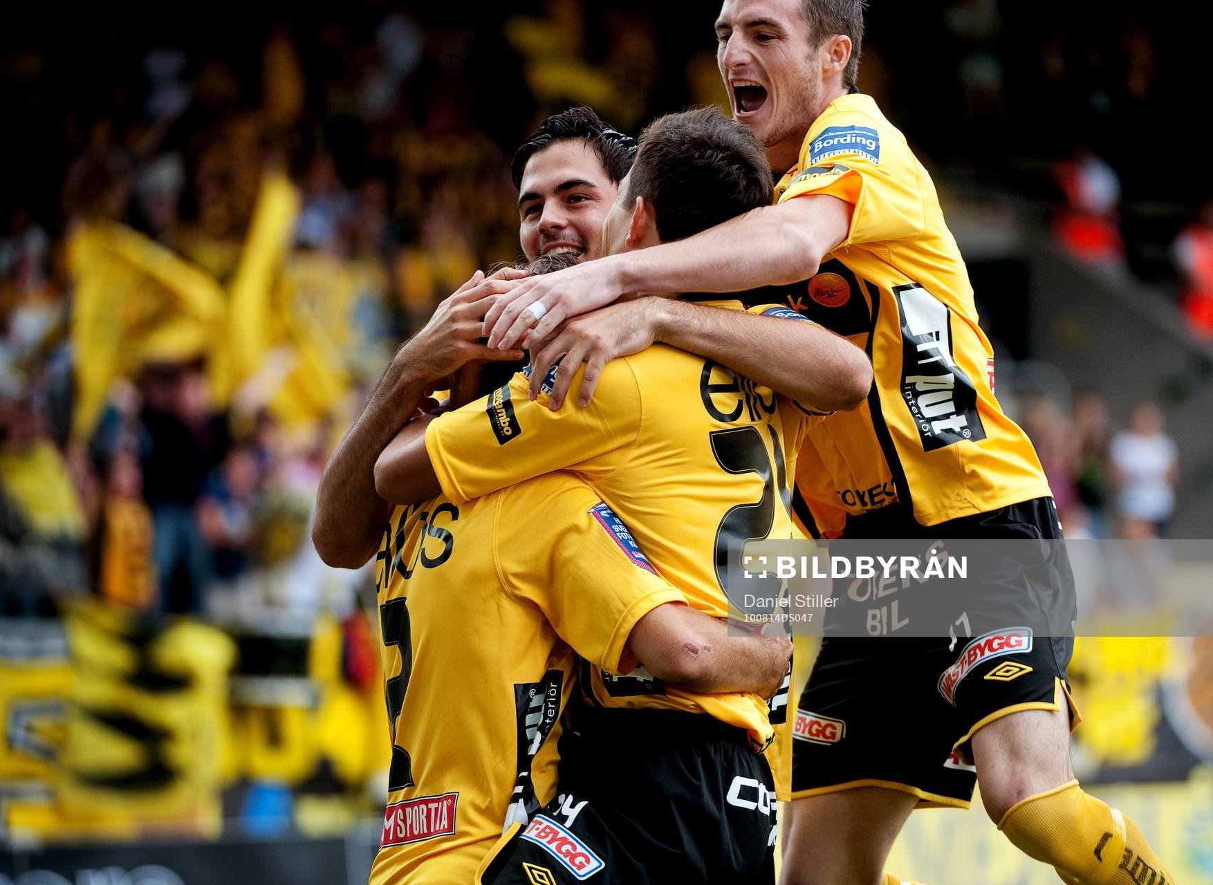 Mathias Florén, Elfsborg, gör 1-0. Jubel