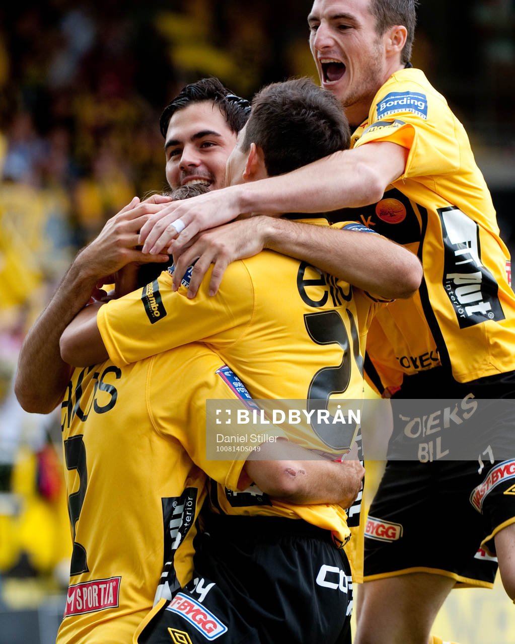 Mathias Florén, Elfsborg, gör 1-0. Jubel