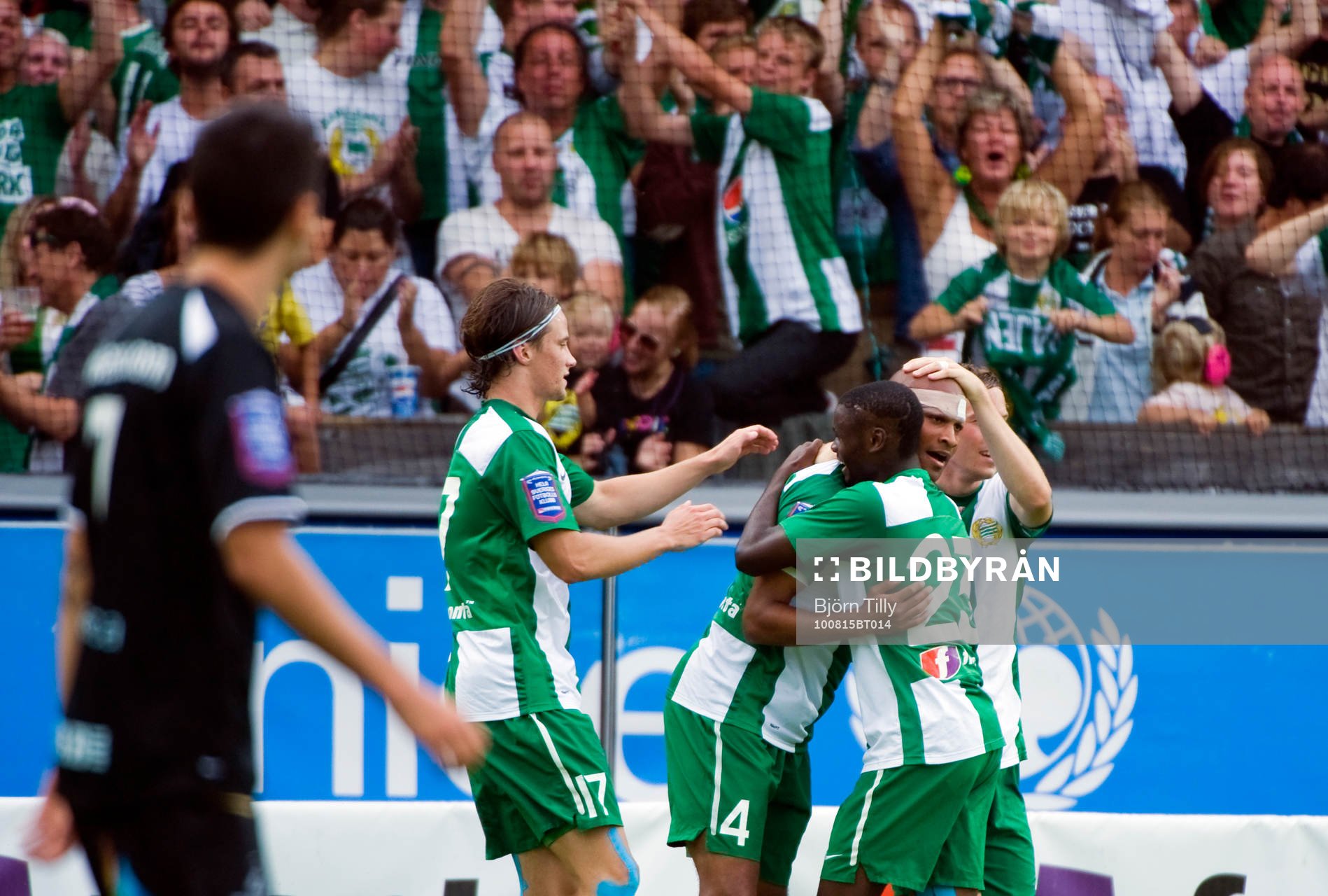  Maic Sema och Christian Traoré, Hammarby  (Jubel).