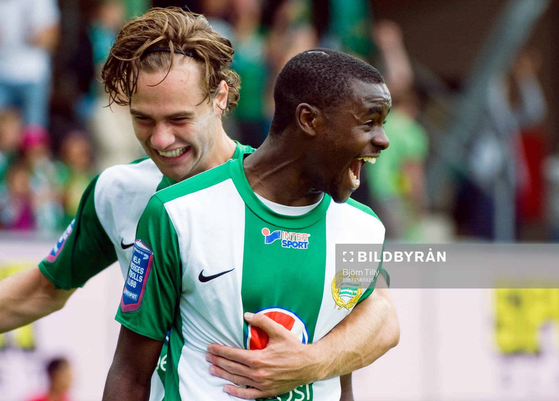 Simon Helg och Maic Sema, Hammarby  (Jubel)