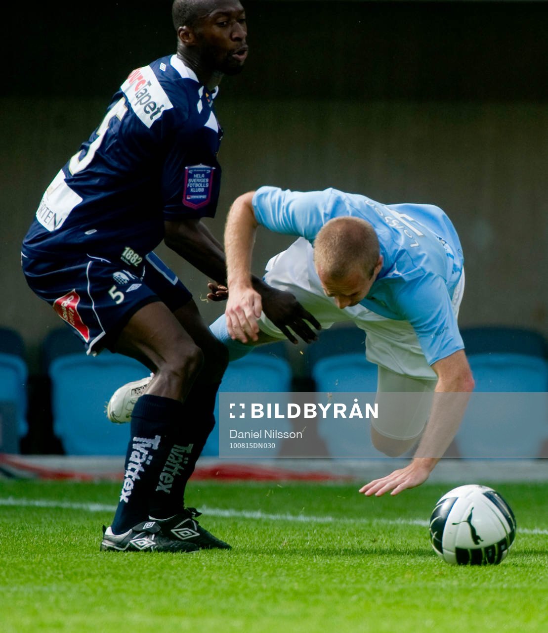 Daniel Larsson, Malmö och Omar Jawo, Gefle