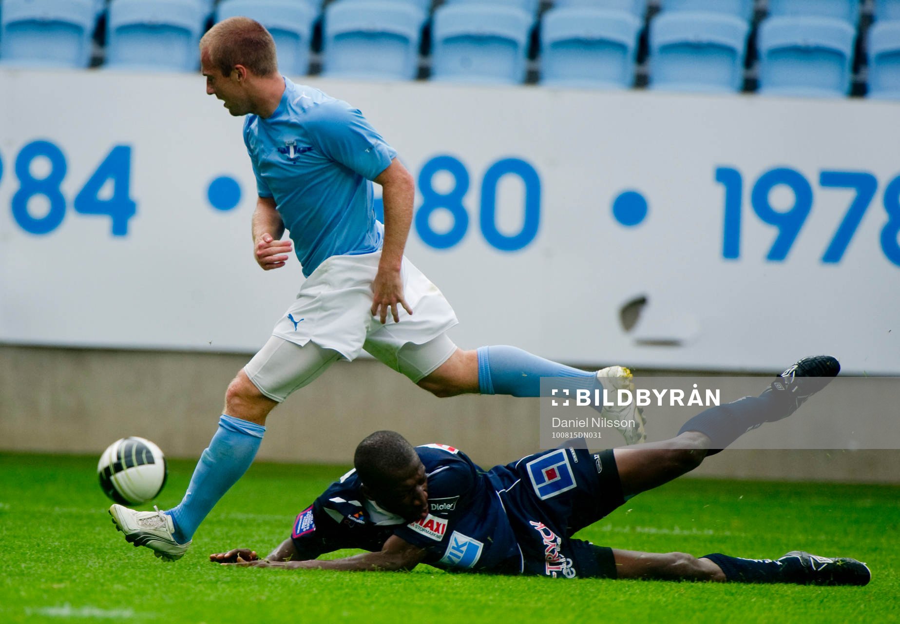 Daniel Larsson, Malmö och Yussif Chibsah, Gefle