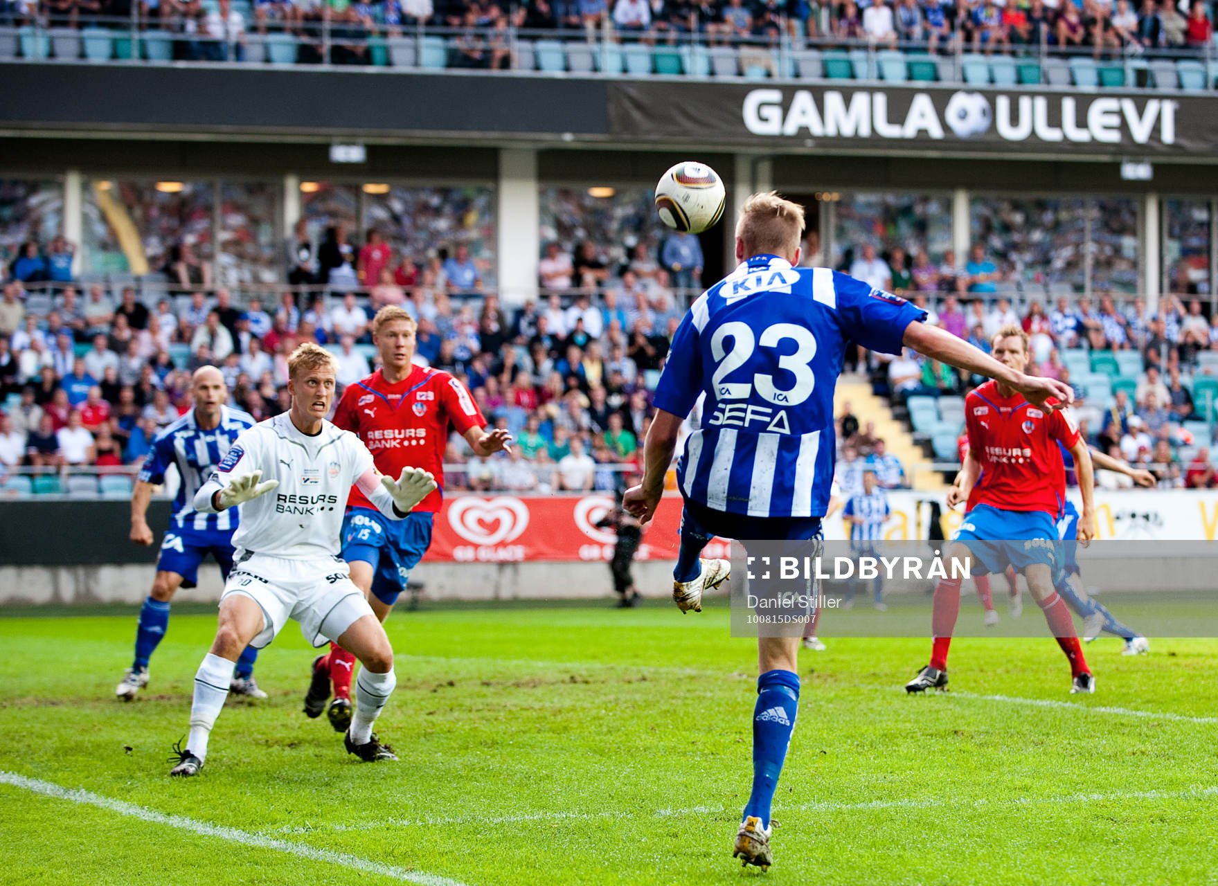 Pär Hansson, målvakt Helsingborg, Sebastian Eriksson, IFK