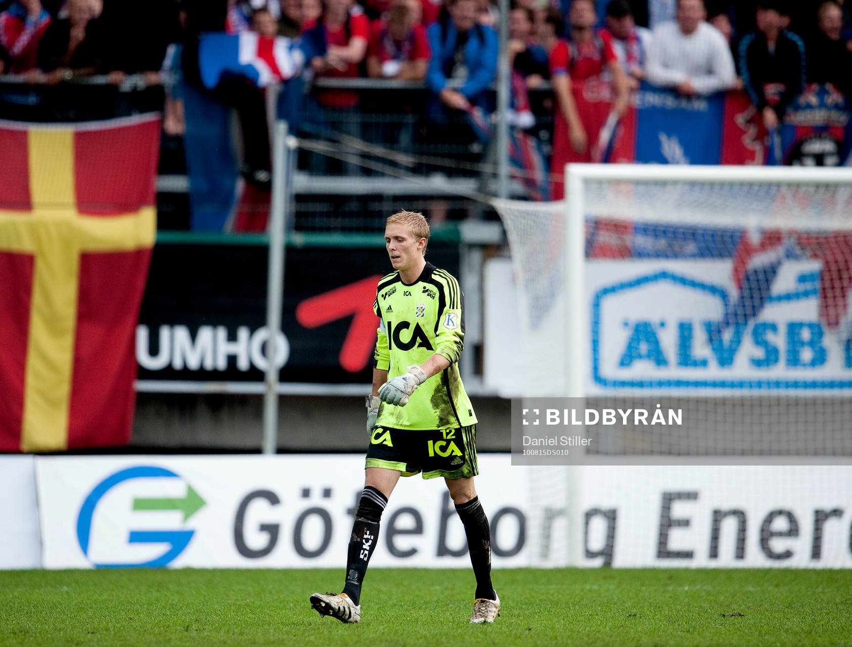 Markus Sandberg, målvakt IFK Göteborg, fick rött kort