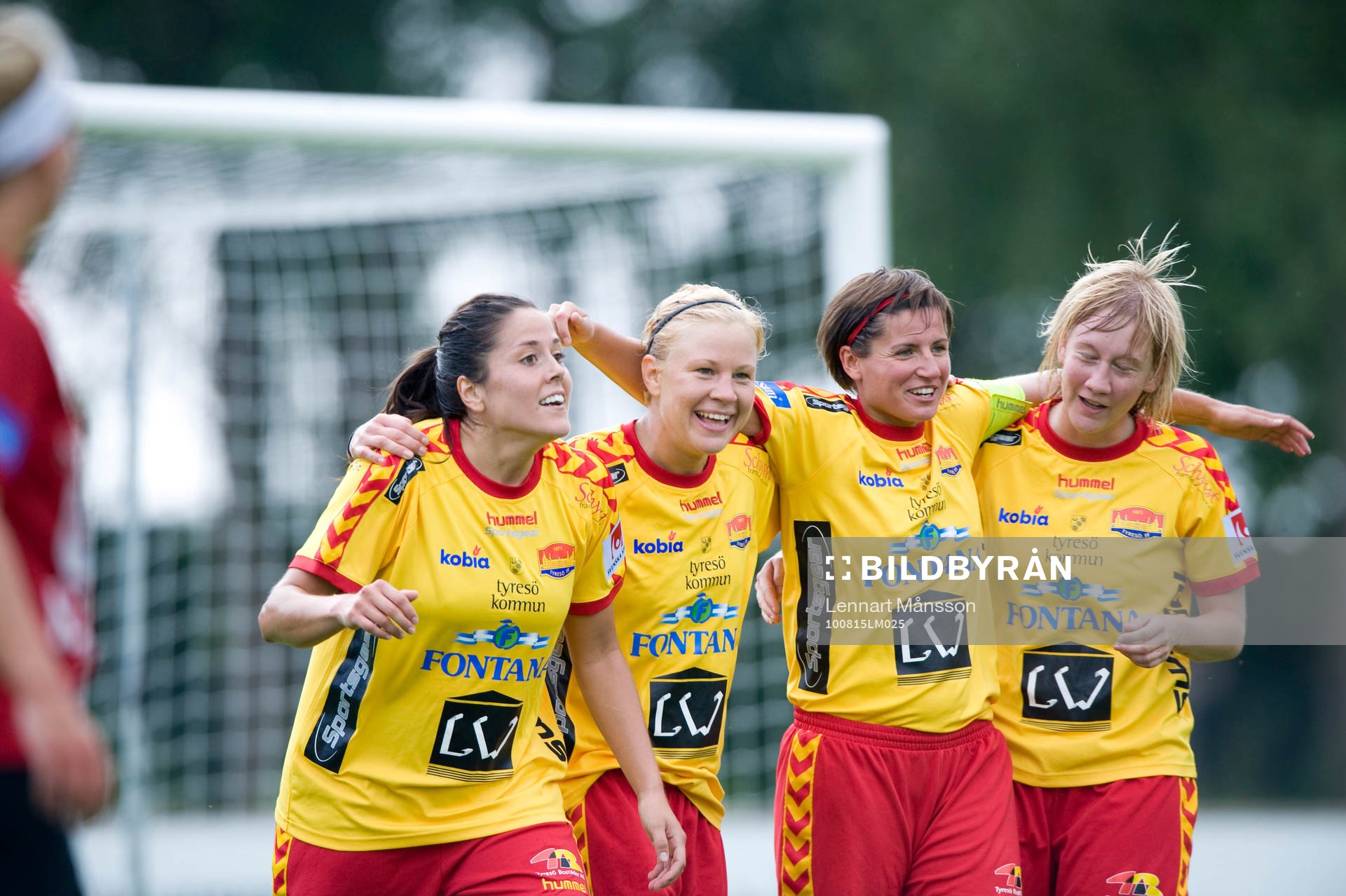  Katrin Schmidt, Madelaine Edlund, Azra Durakovic och Sofie Persson, Tyresö  (Jubel)