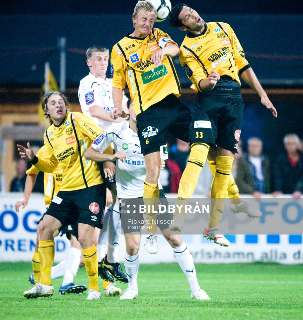 Patrik Rosengren och Juan Robledo, Mjällby