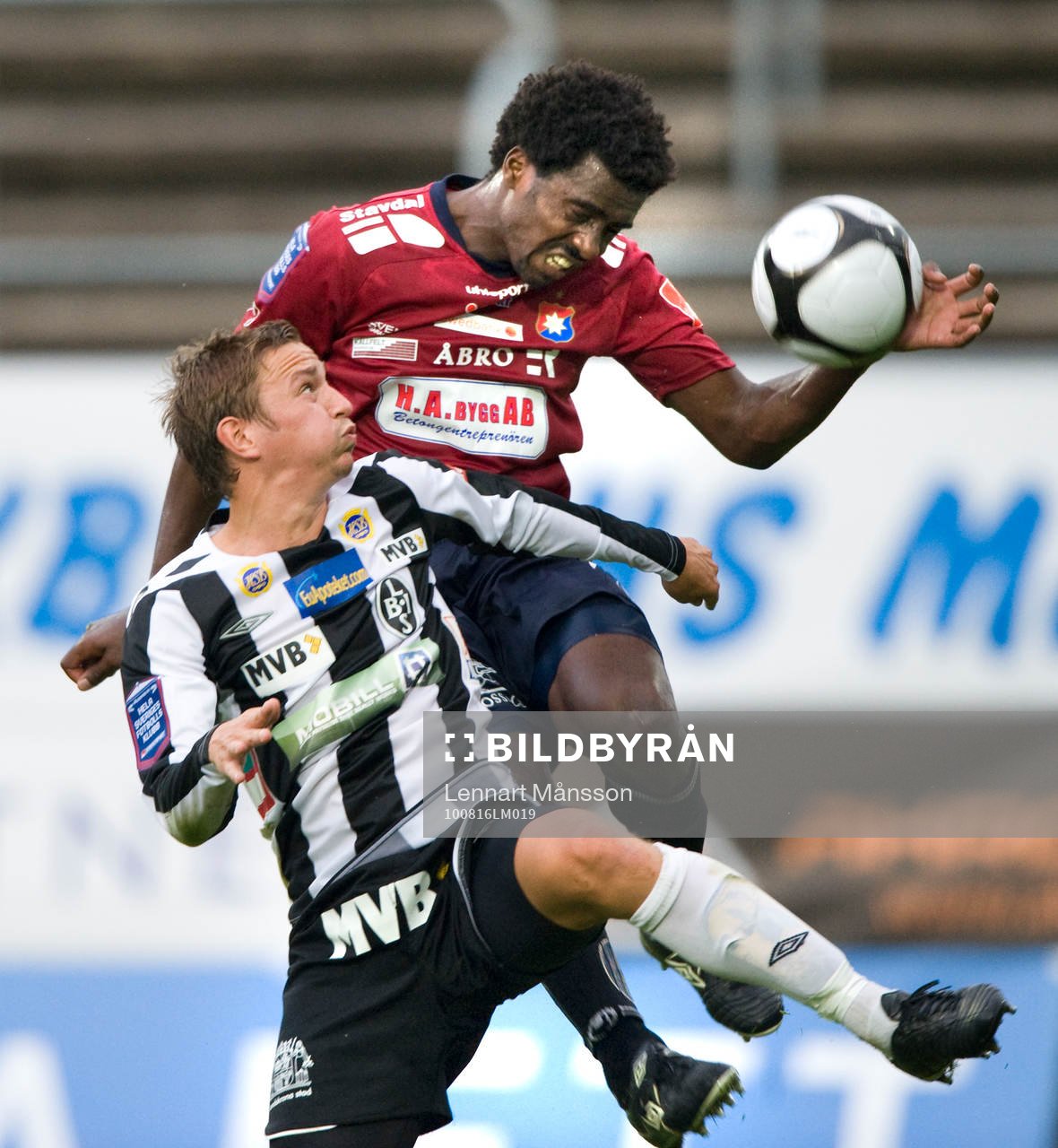 Valter Tomaz Jr, Örgryte, och Fredrik Olsson, Landskrona