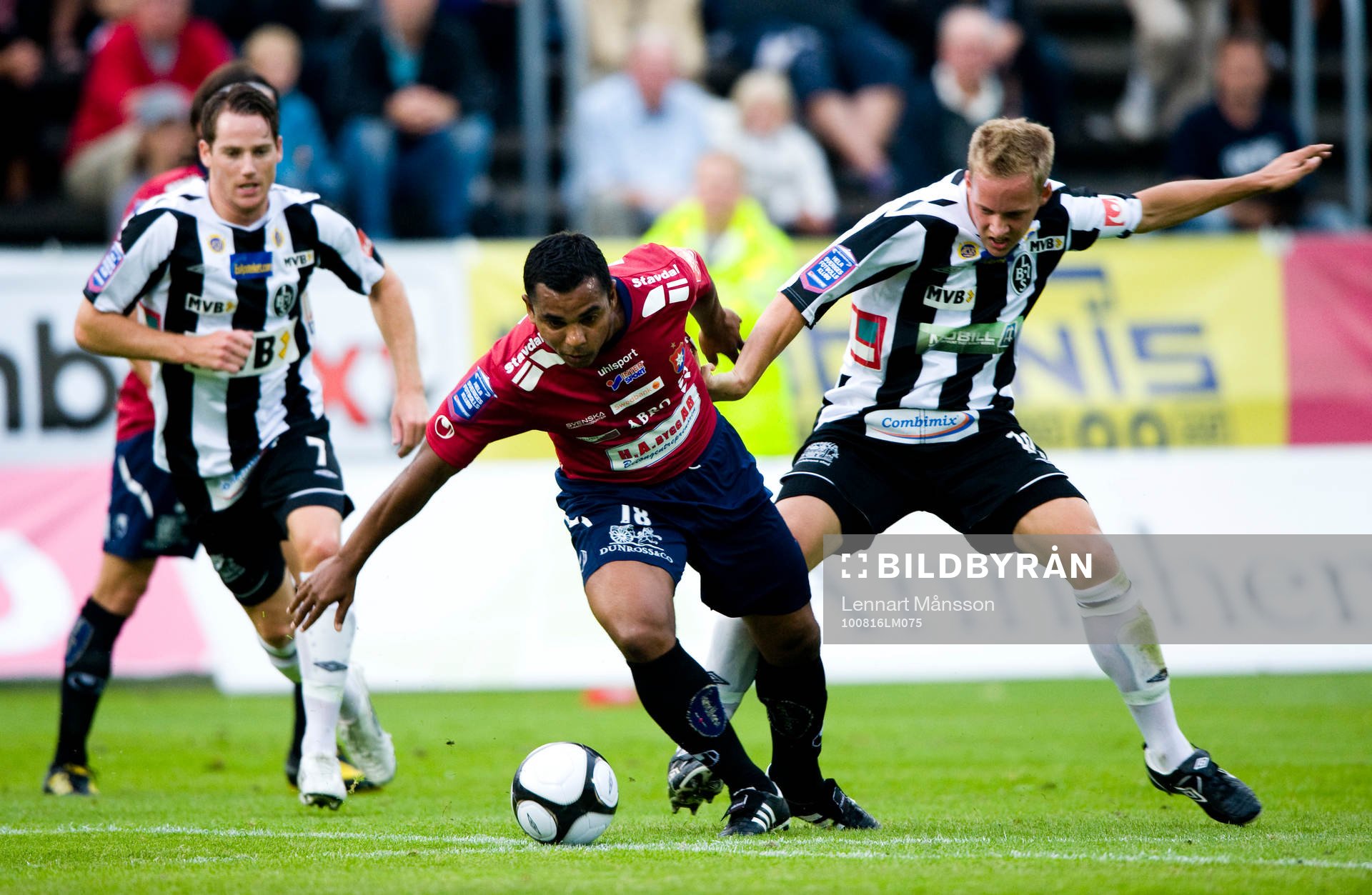 Johan Persson, Alvaro Santos och Jesper Olsson