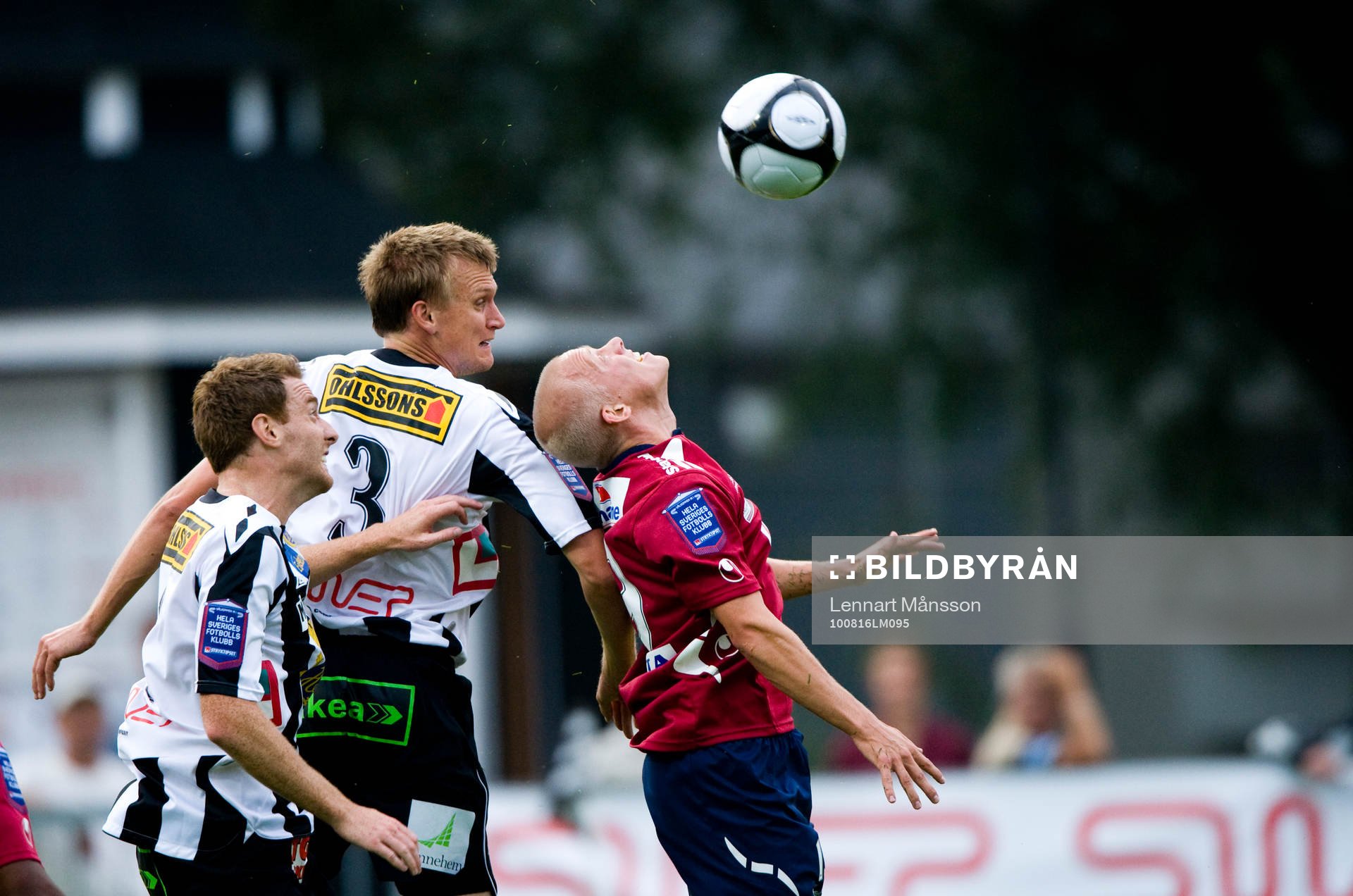 Linus Malmkvist, Mikael Bengtsson och Markus Anderberg,