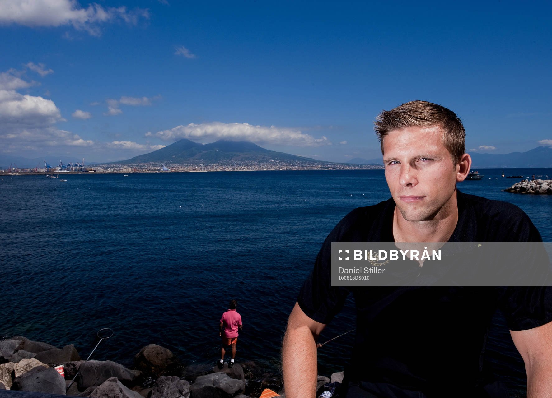 Anders Svensson, IF Elfsborg. Vulkanen Vesuvio i bakgrunden
