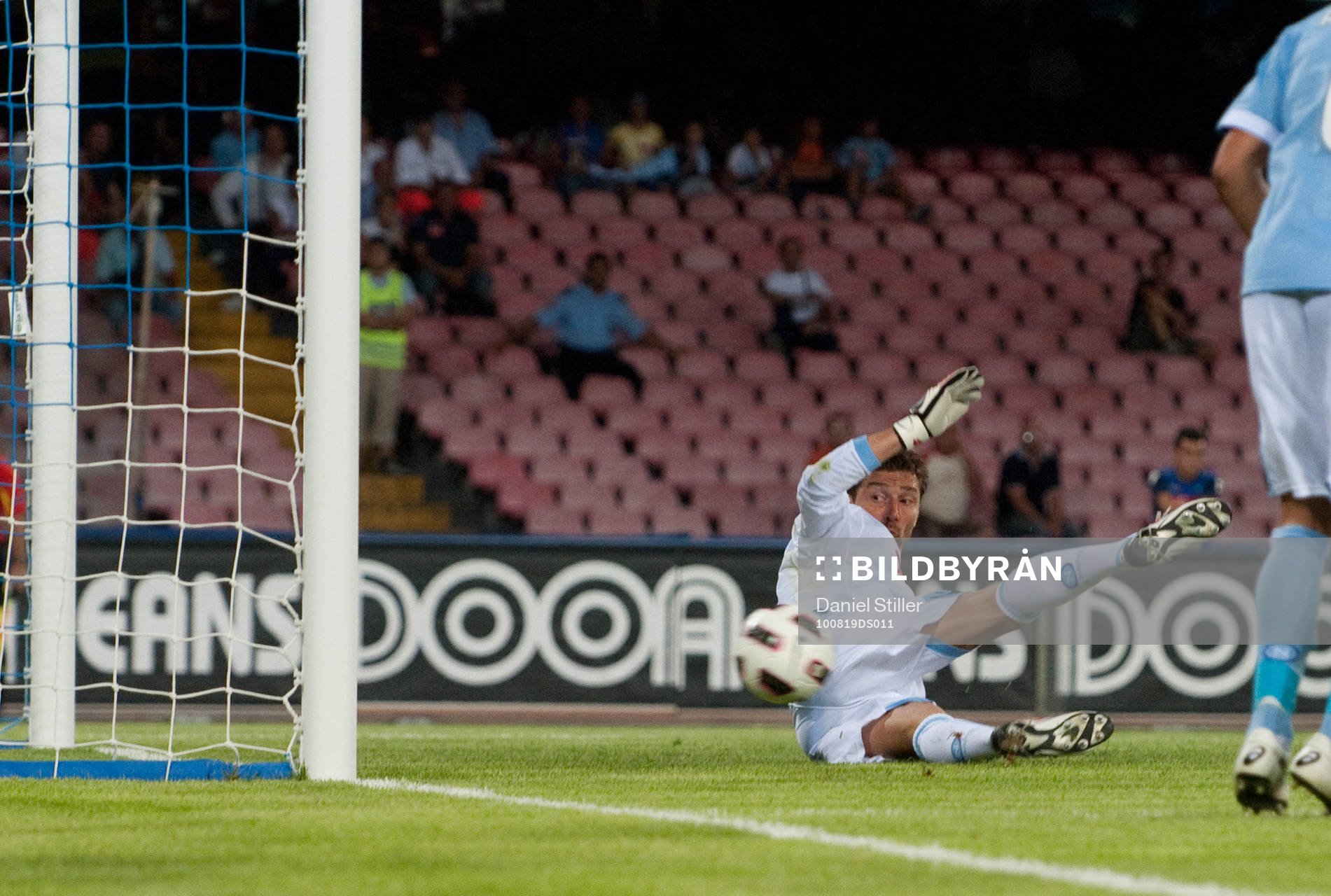 Morgan De Sanctis, målvakt Napoli