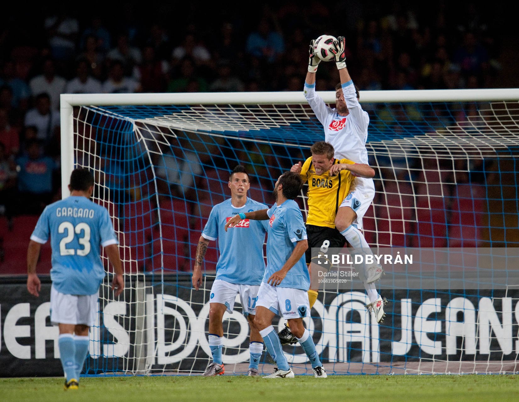  Morgan De Sanctis, målvakt Napoli, Anders Svensson, IF Elfsborg