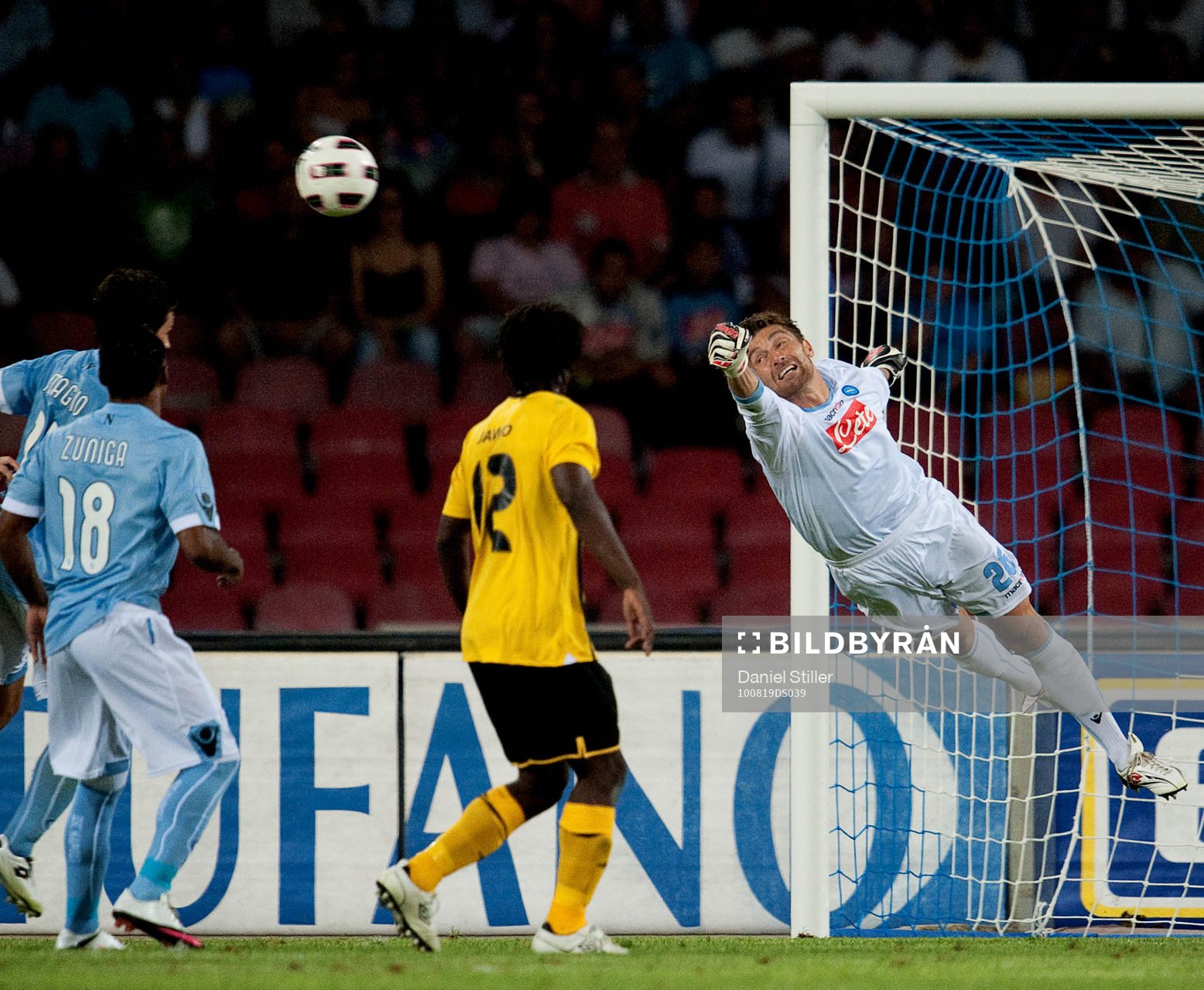 Morgan de Sanctis, målvakt Napoli