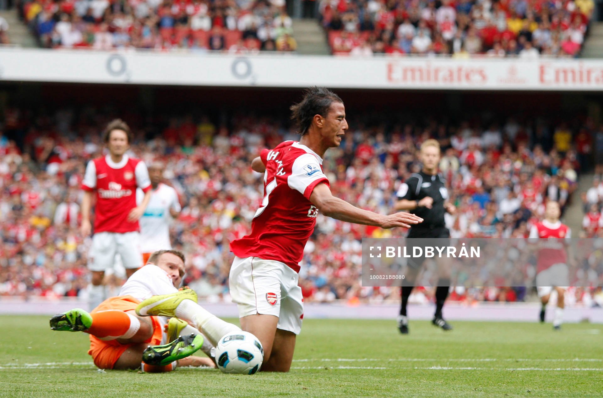 Ian Evatt, Blackpool och Marouane Chamakh, Arsenal
