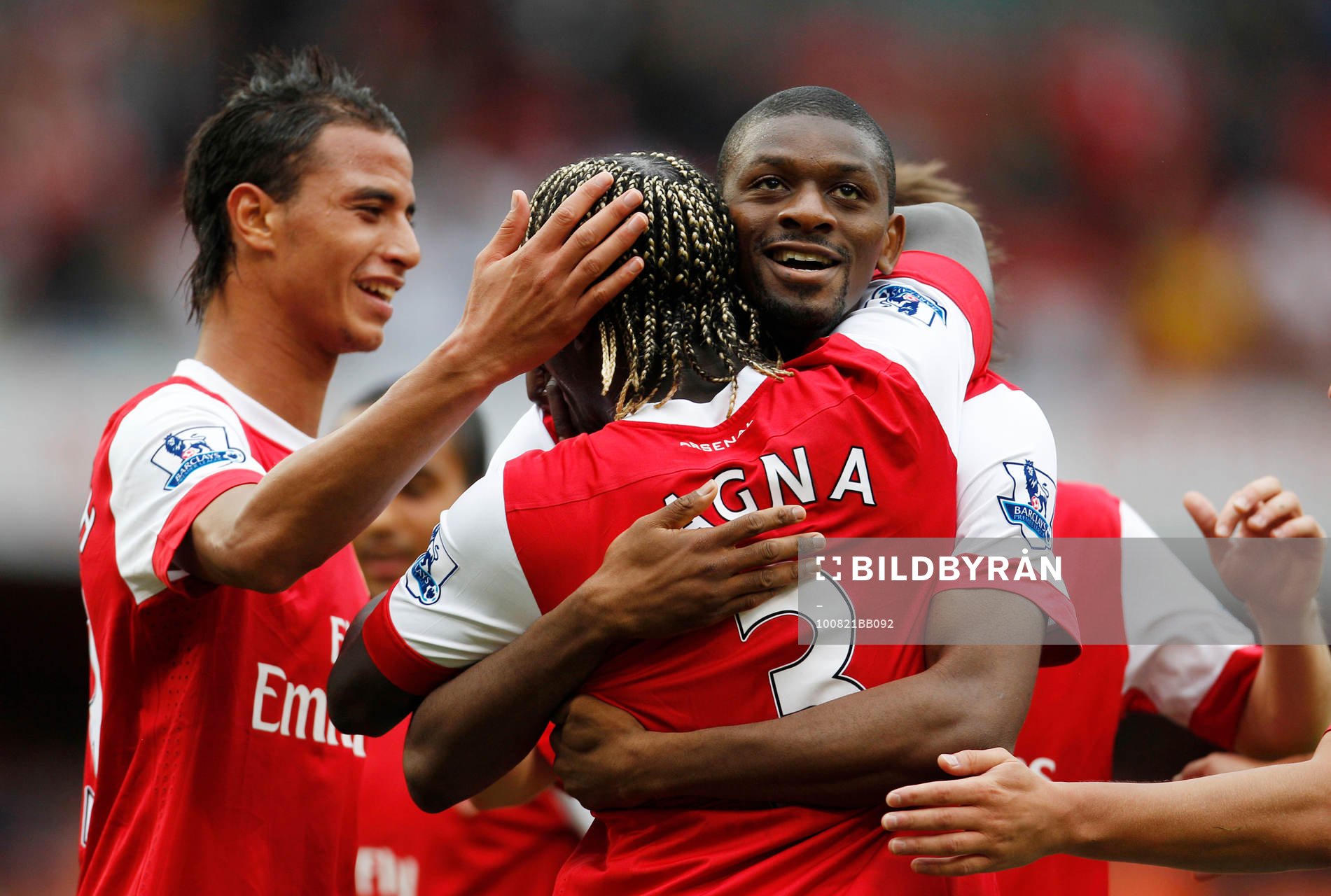 Abou Diaby, Arsenal, glädje, jubel