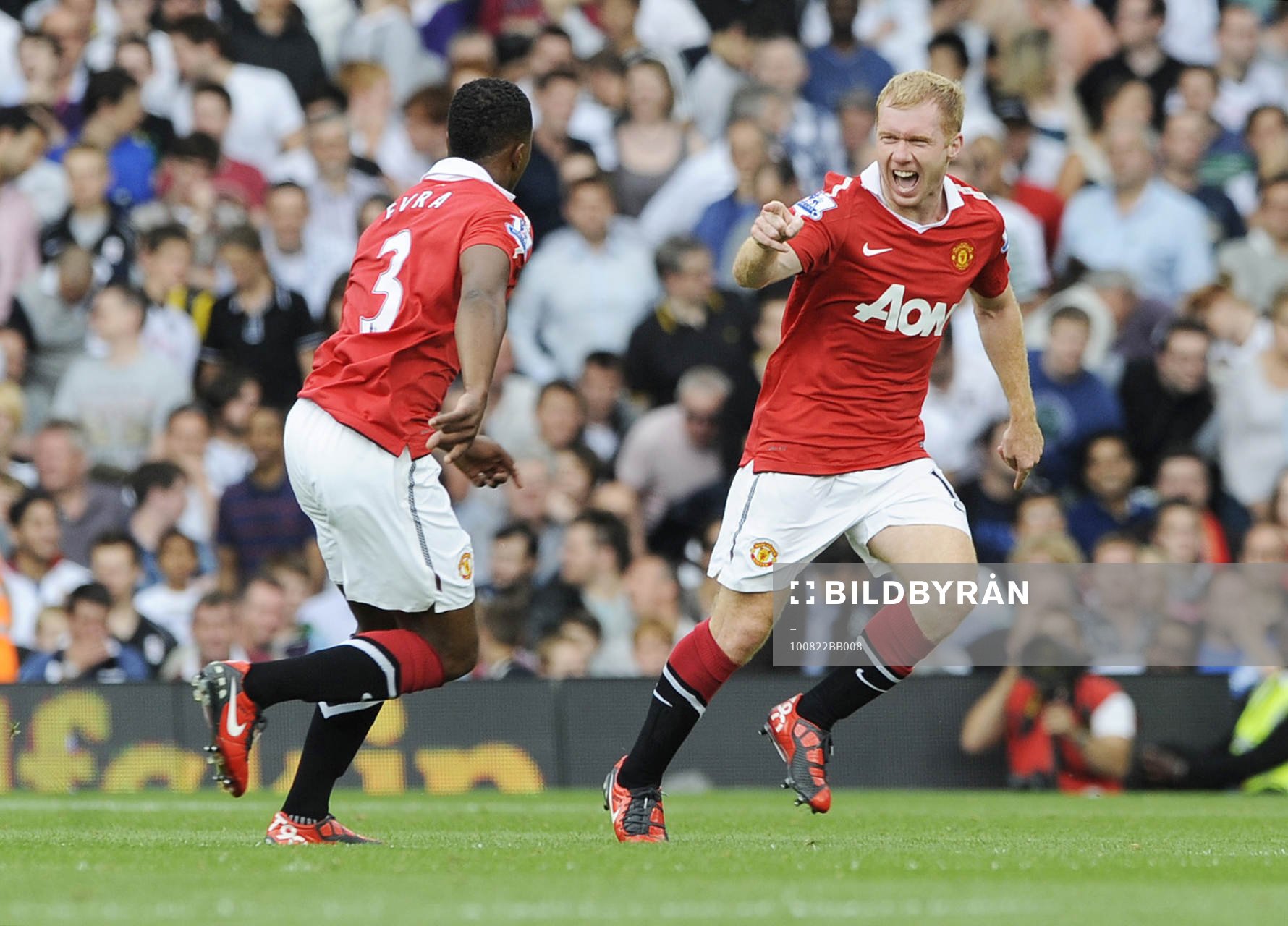 Fotboll, engelsk, Premier League, Fulham - Manchester