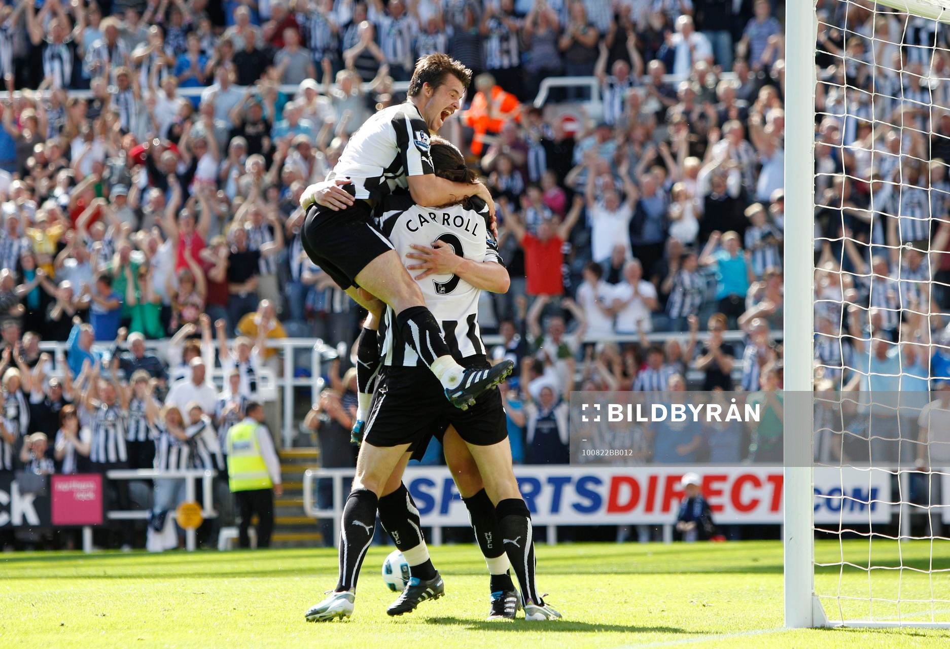  Joey Barton, Newcastle, glädje, jubel.