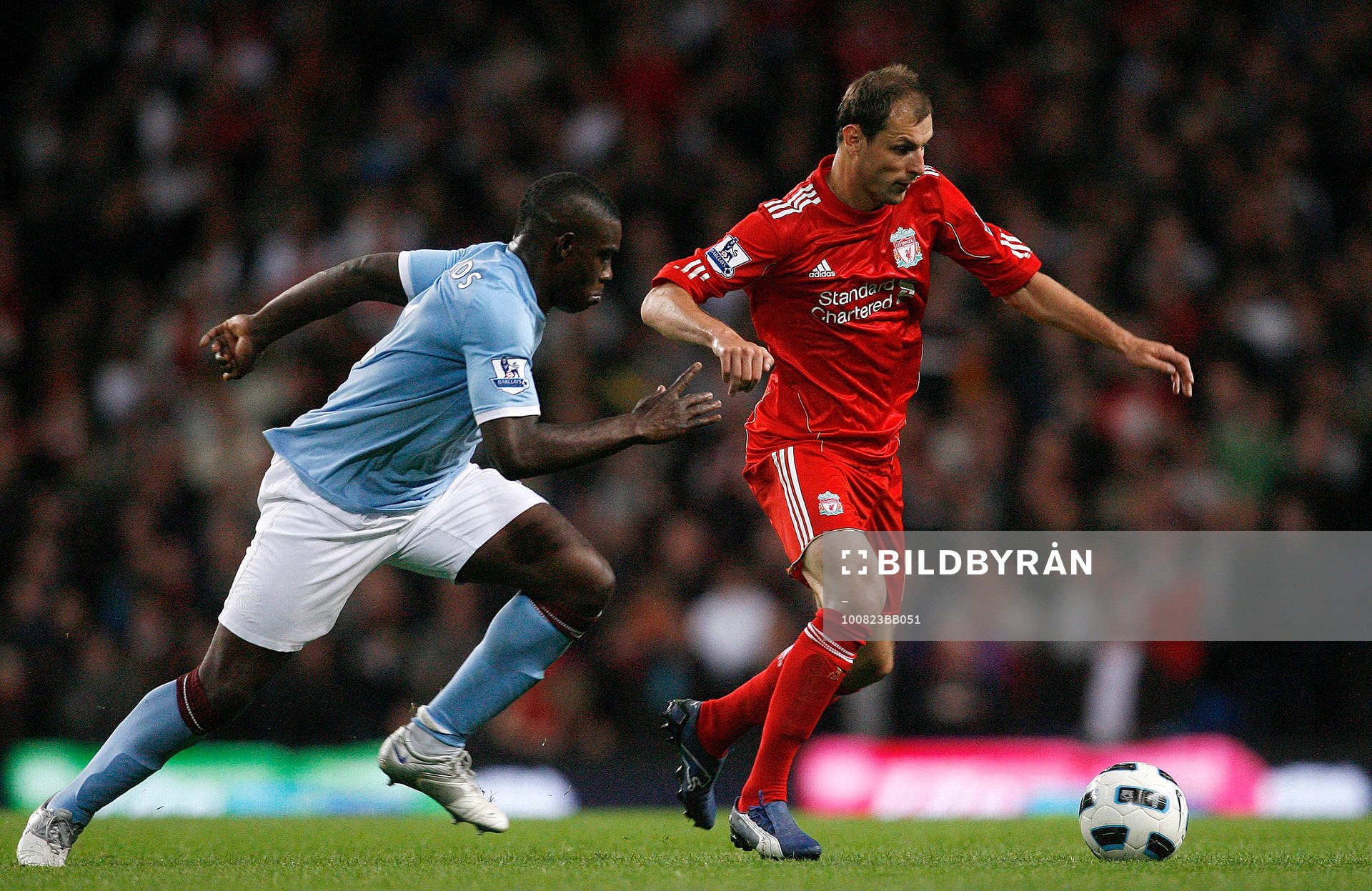  Micah Richards, Manchester och Milan Jovanovic, Liverpool