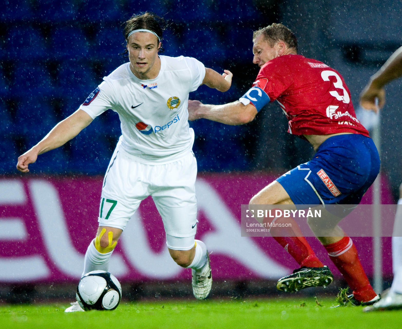 Linus Hallenius, Hammarby mot Fredrik Bild, Öster