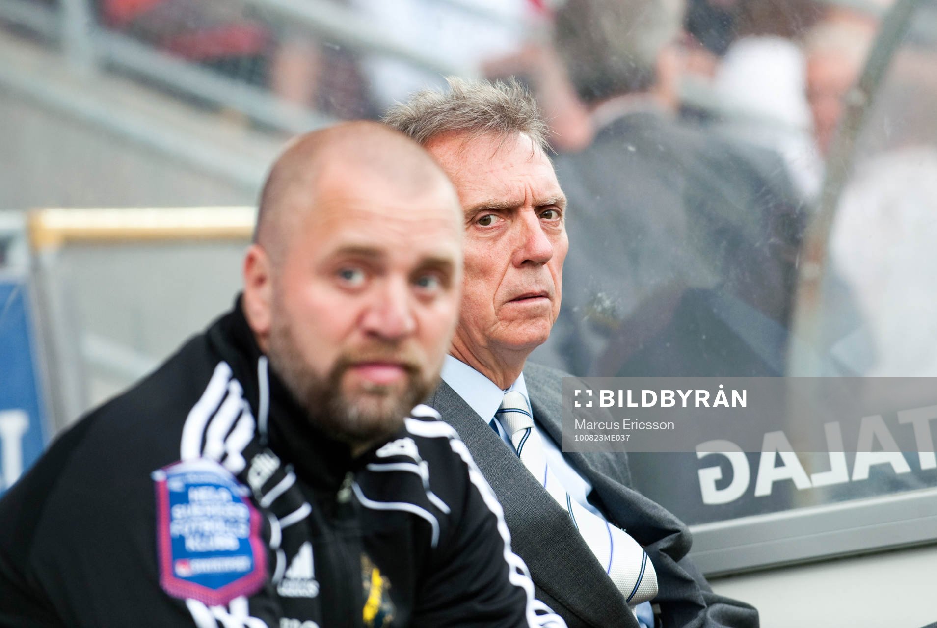 Björn Wesström och Alex Miller, tränare