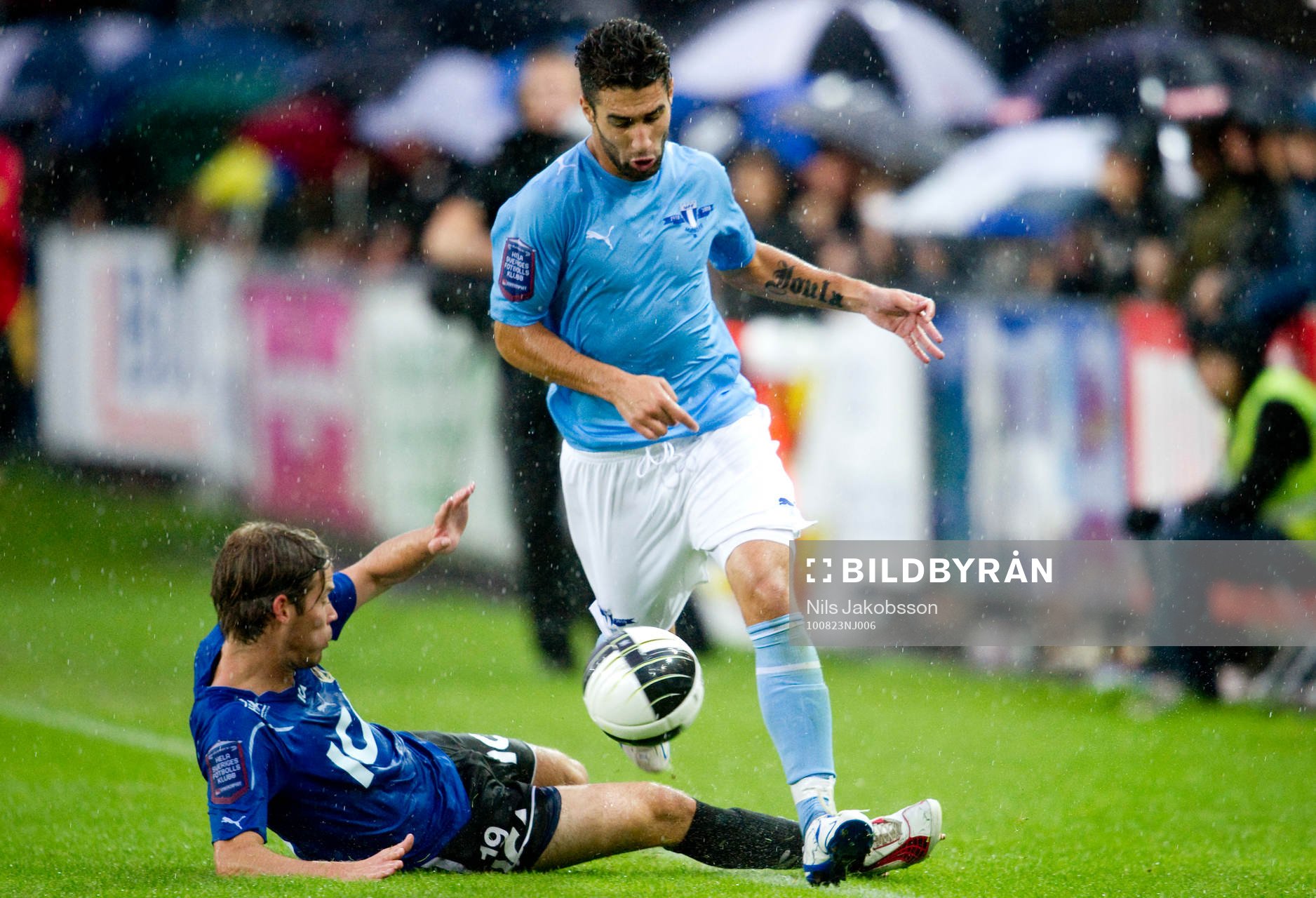 Emil Salomonsson, Halmstad, Jimmy Durmaz, Malmö FF
