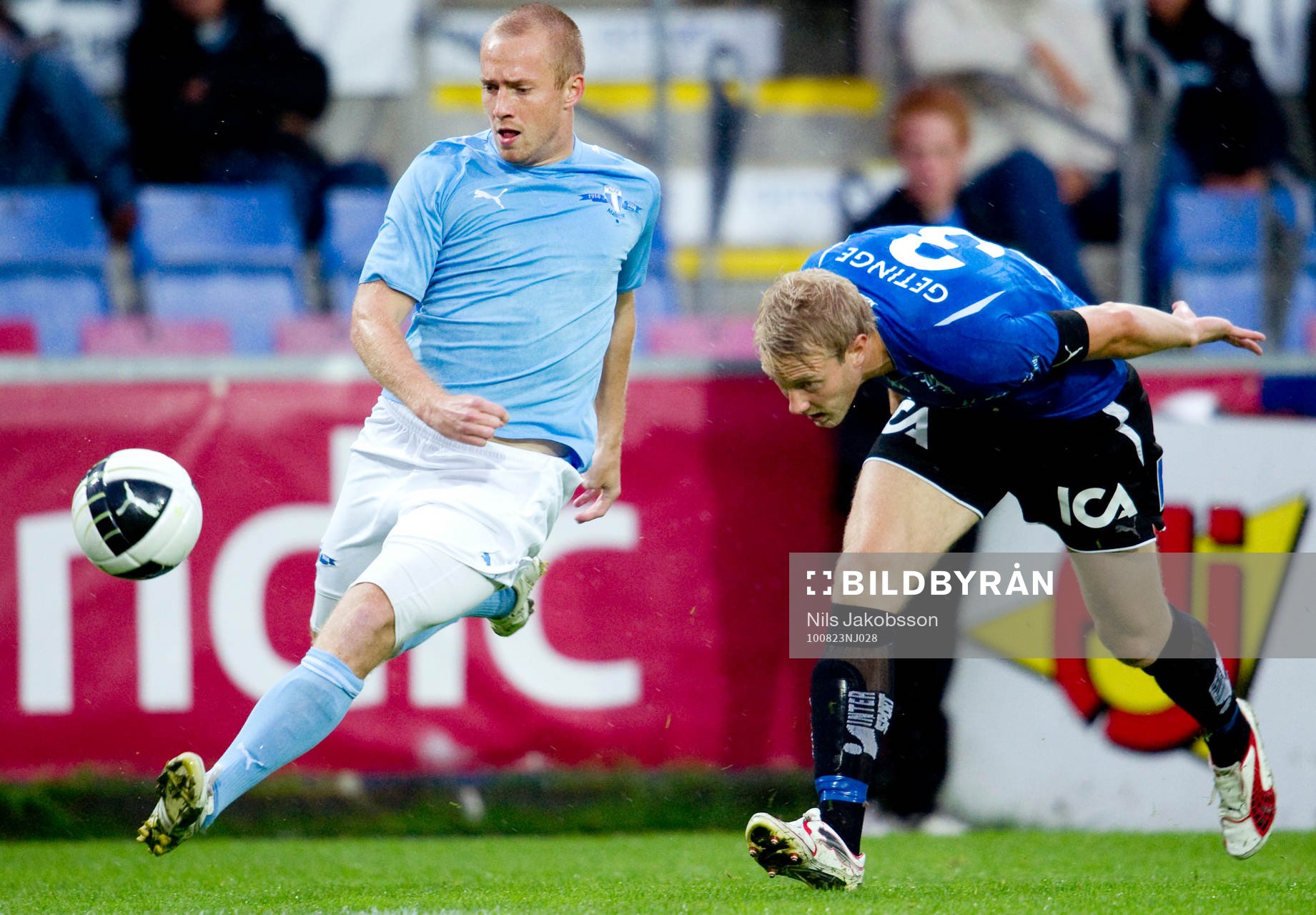 Daniel Larsson, Malmö FF, Johnny Lundberg, Halmstad