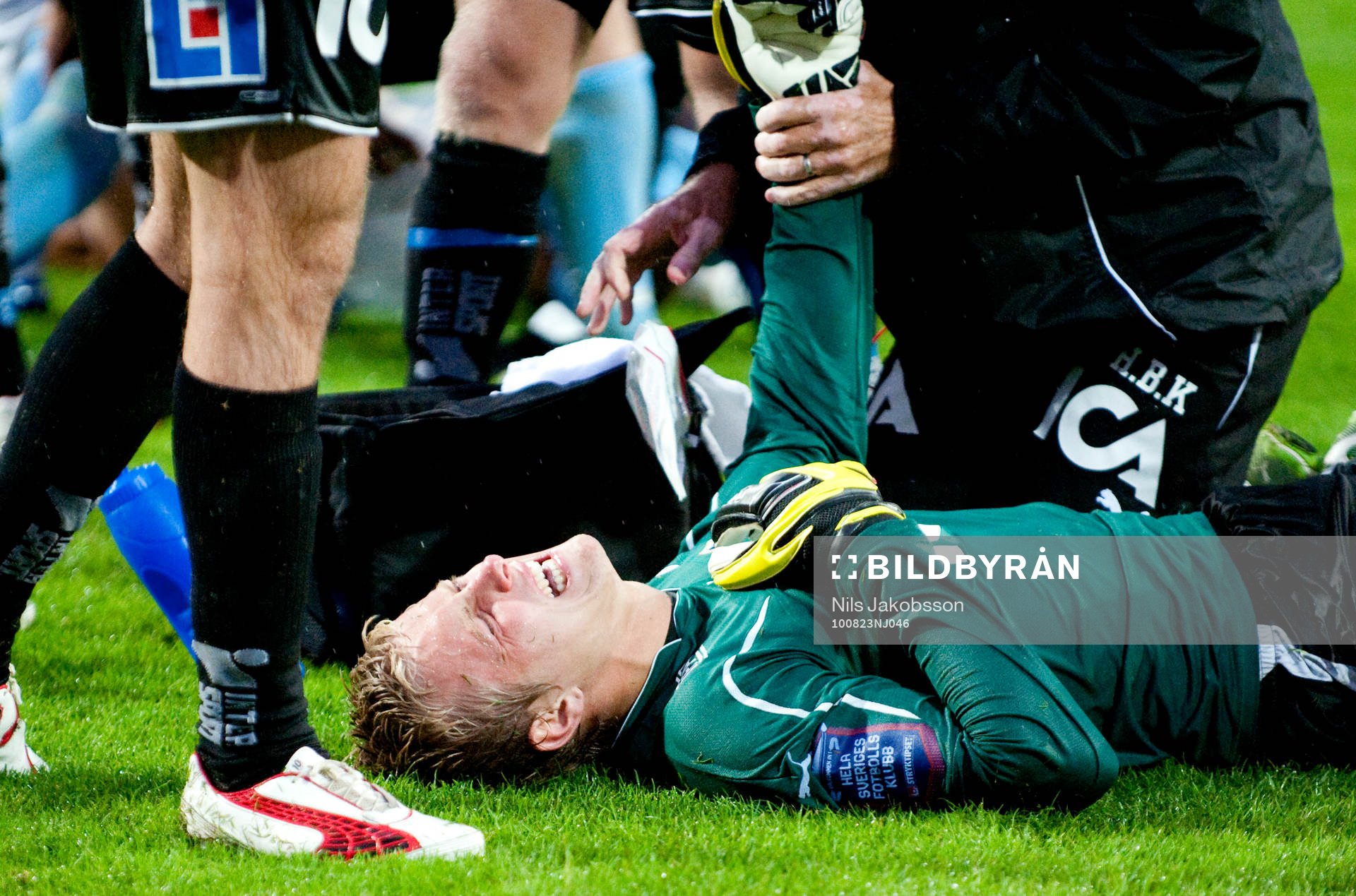Karl-Johan Johnsson, målvakt, skada, smärta