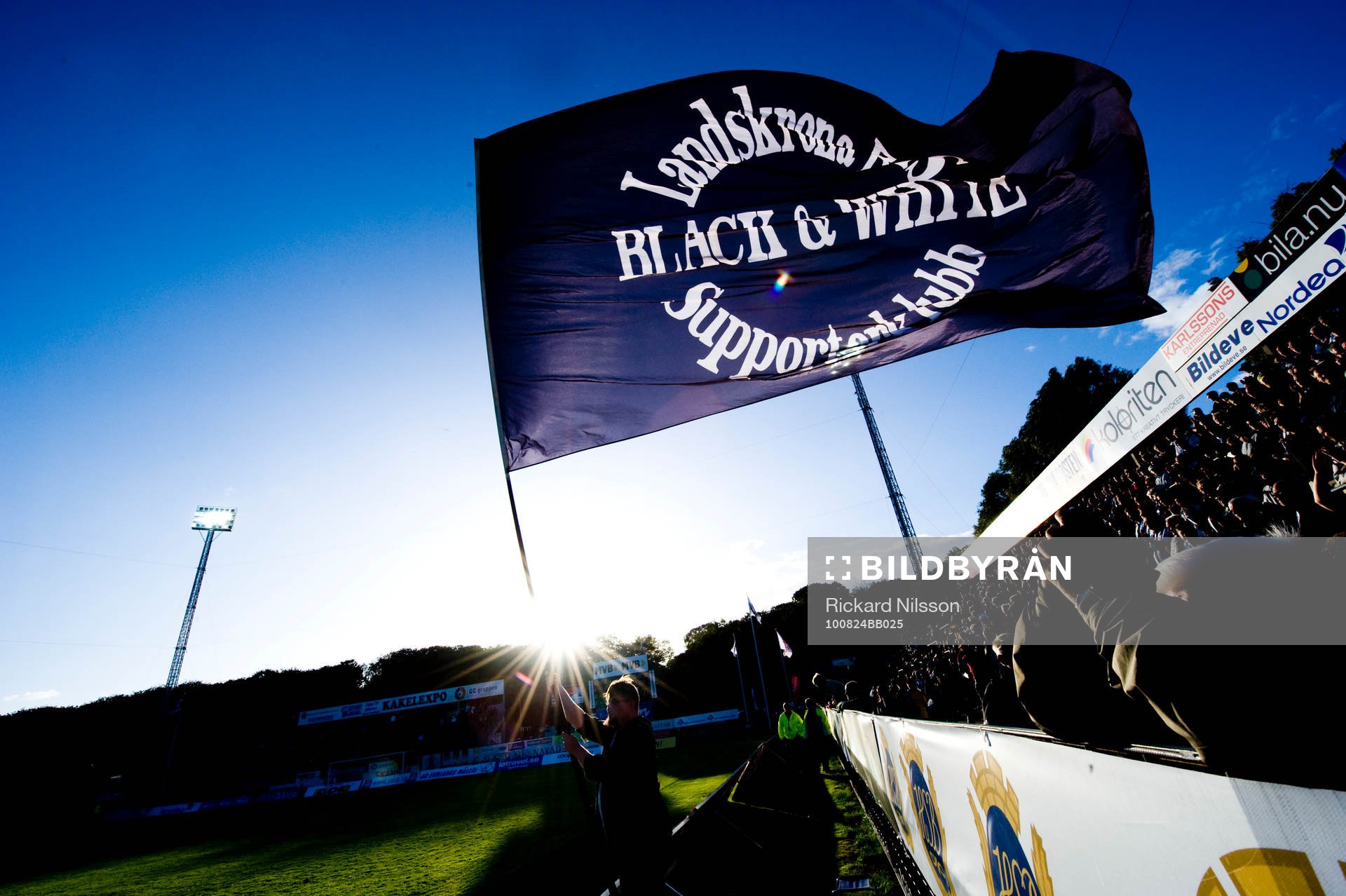 Flagga, tifo