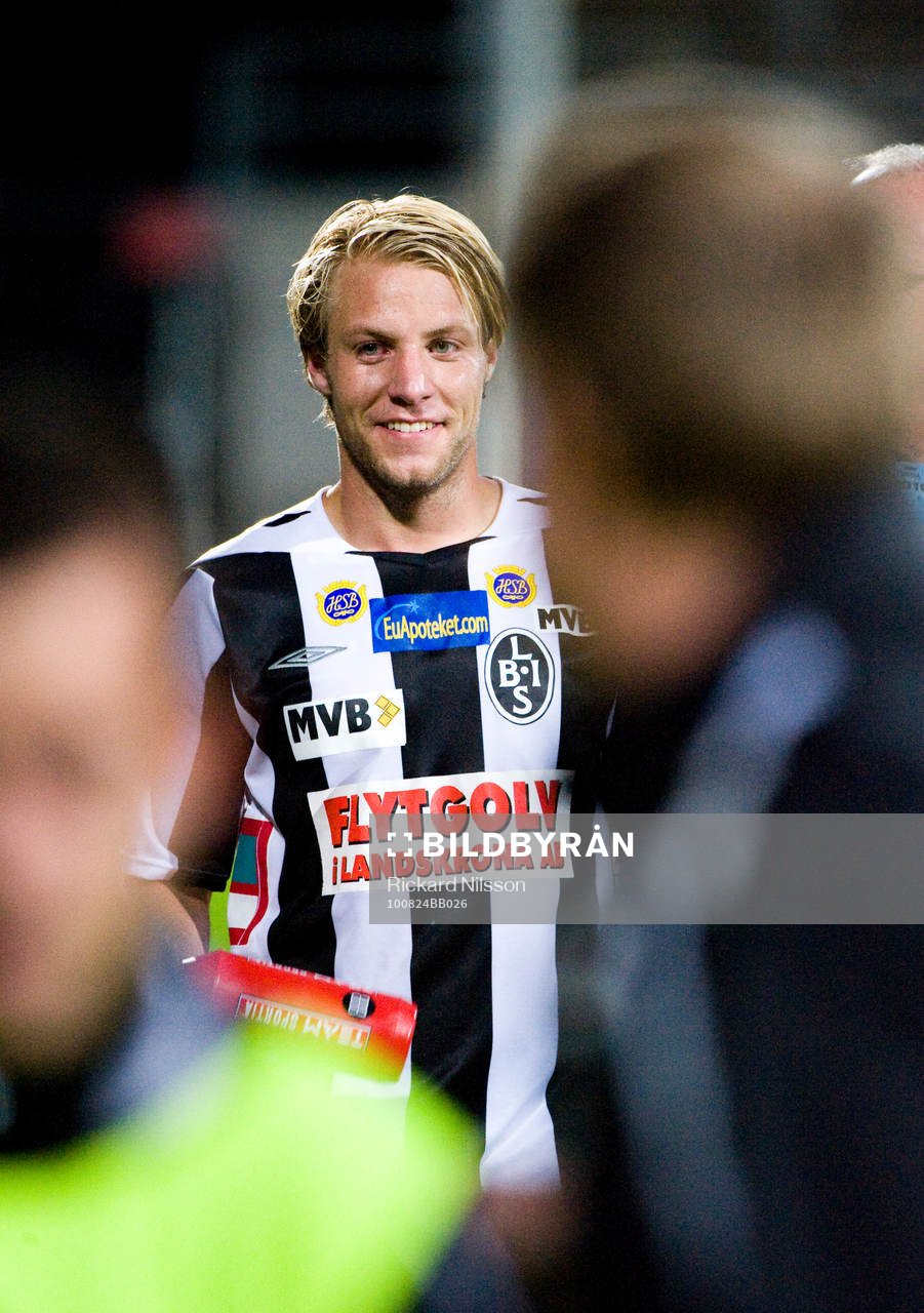 En glad Fredrik Karlsson, Landskrona