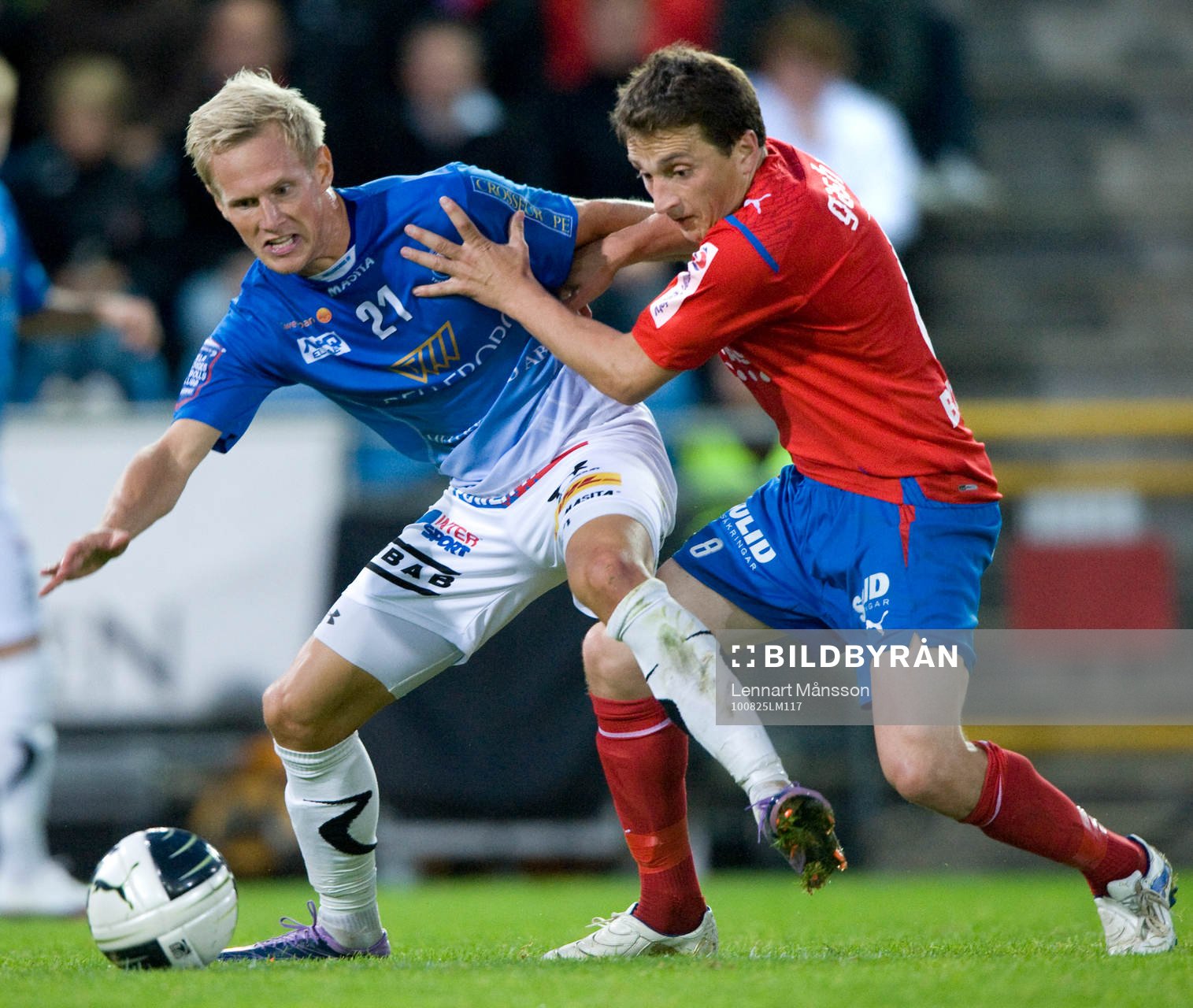 Magnus Andersson, Trelleborg och Ardian Gashi, Helsingborg