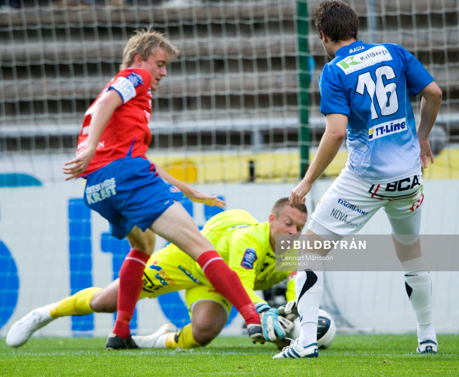 Rasmus Jönsson, Helsingborg, nära att överlista Viktor
