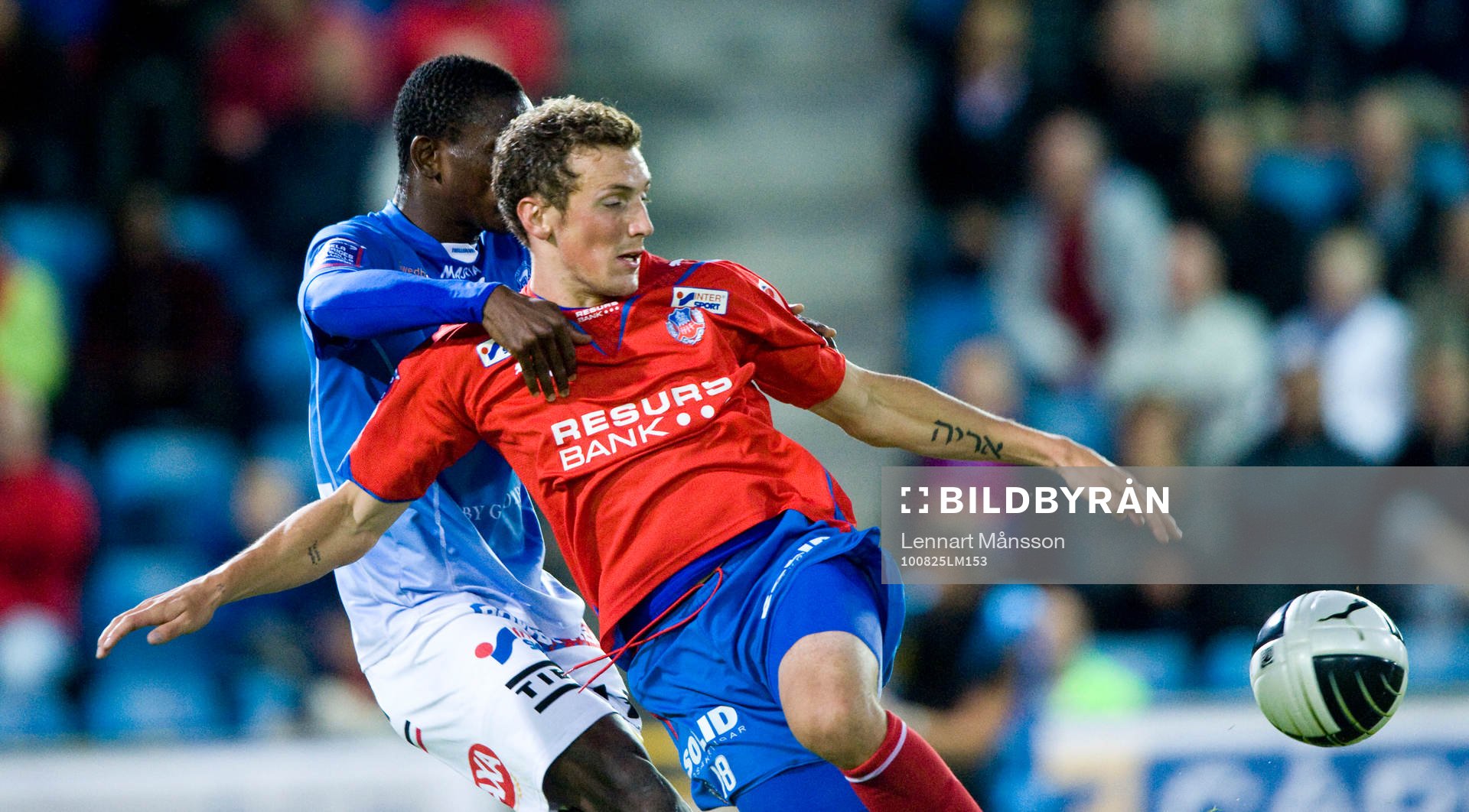 Ibrahim Koroma, Trelleborg, tar hand om Alexander Gerndt,