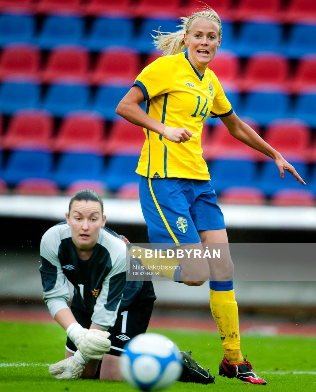 Nicola Davies, målvakt, Wales, Josefine Öqvist, Sverige