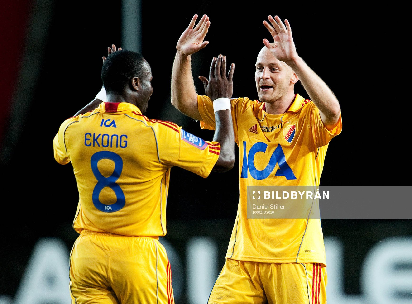 Prince Ipke Ekong, Daniel Sjölund, Djurgården, jublar
