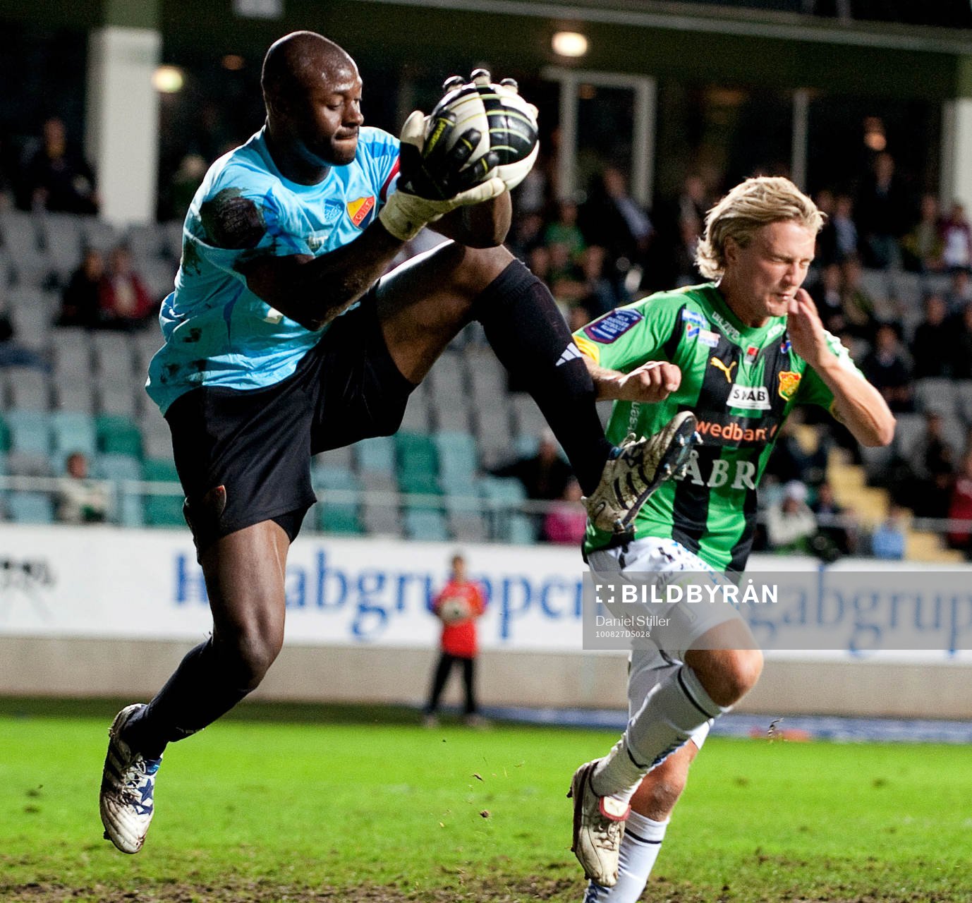 Pa Dembo Touray, målvakt,  Djurgården, Tommy Lycén, GAIS