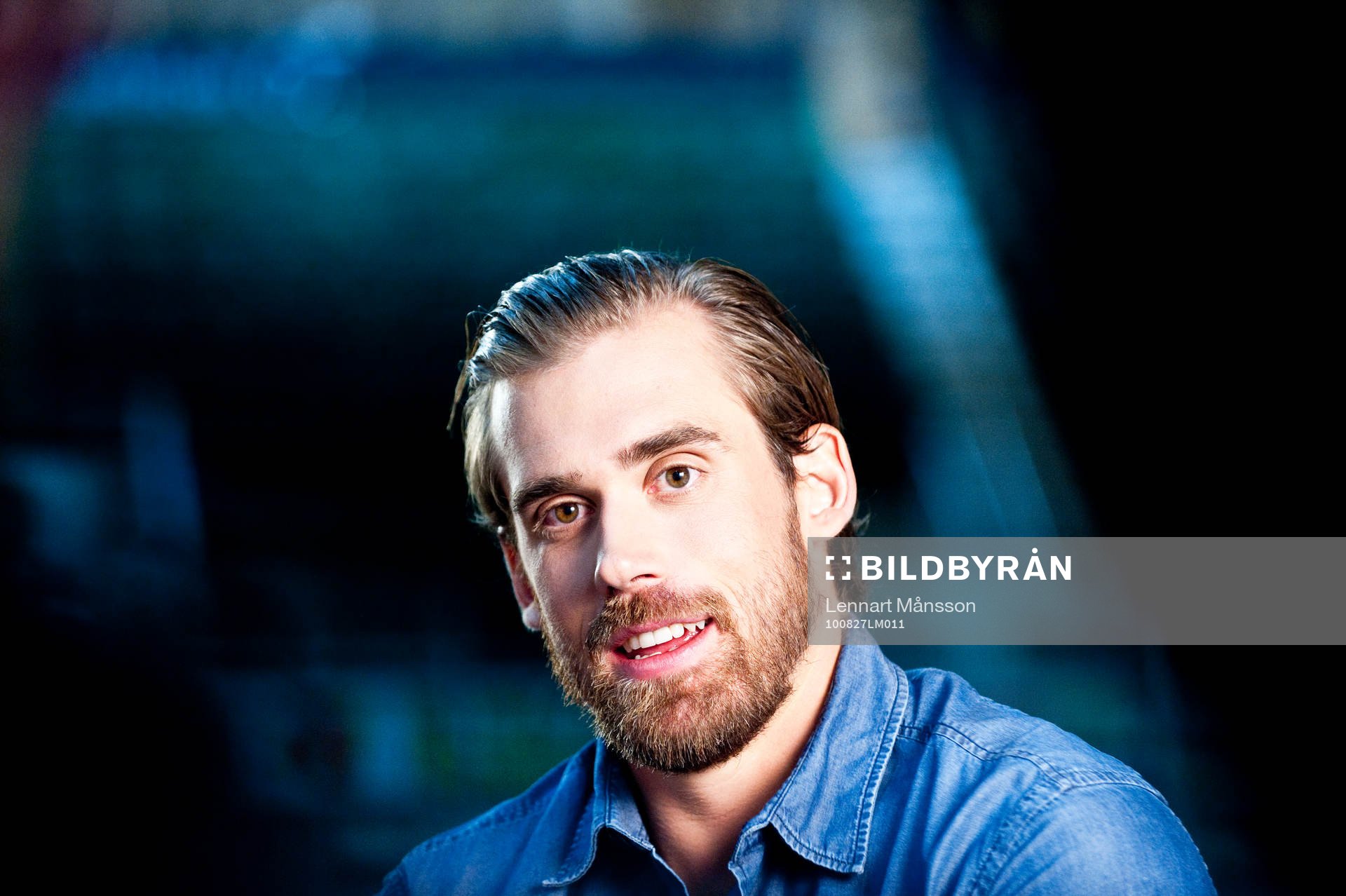 Ishockey, filminspelning Henrik Zetterberg